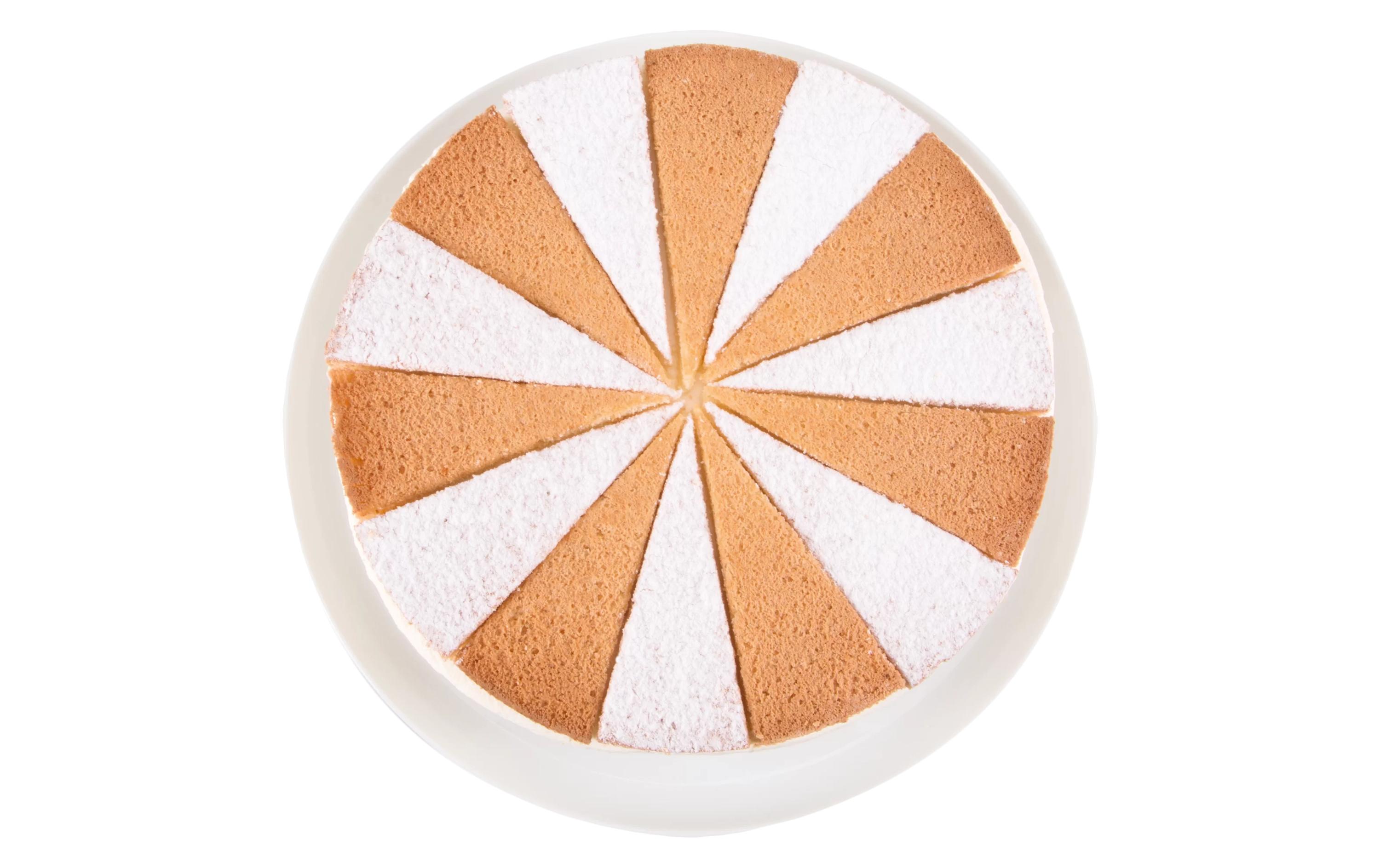 Städter Torten-Einteiler 14/18 Stücke Weiss, 27.5 cm