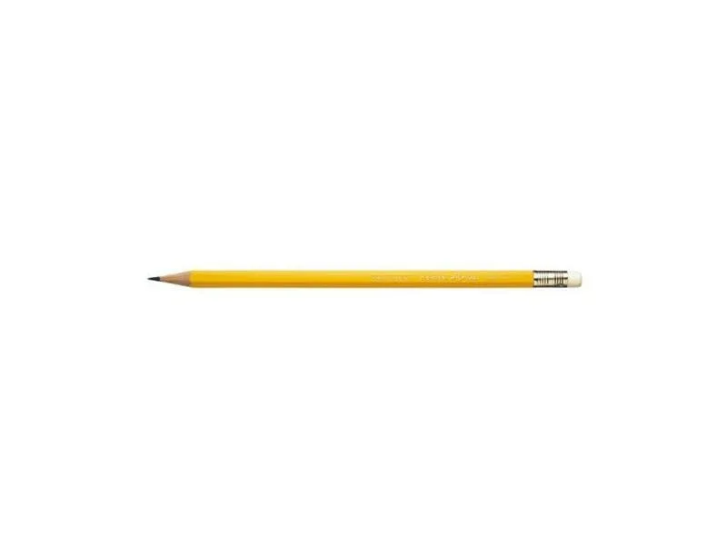 Caran d'Ache Bleistift Gelb mit Radiergummi, HB Caran d'Ache Bleistift Gelb mit Radiergummi, HB