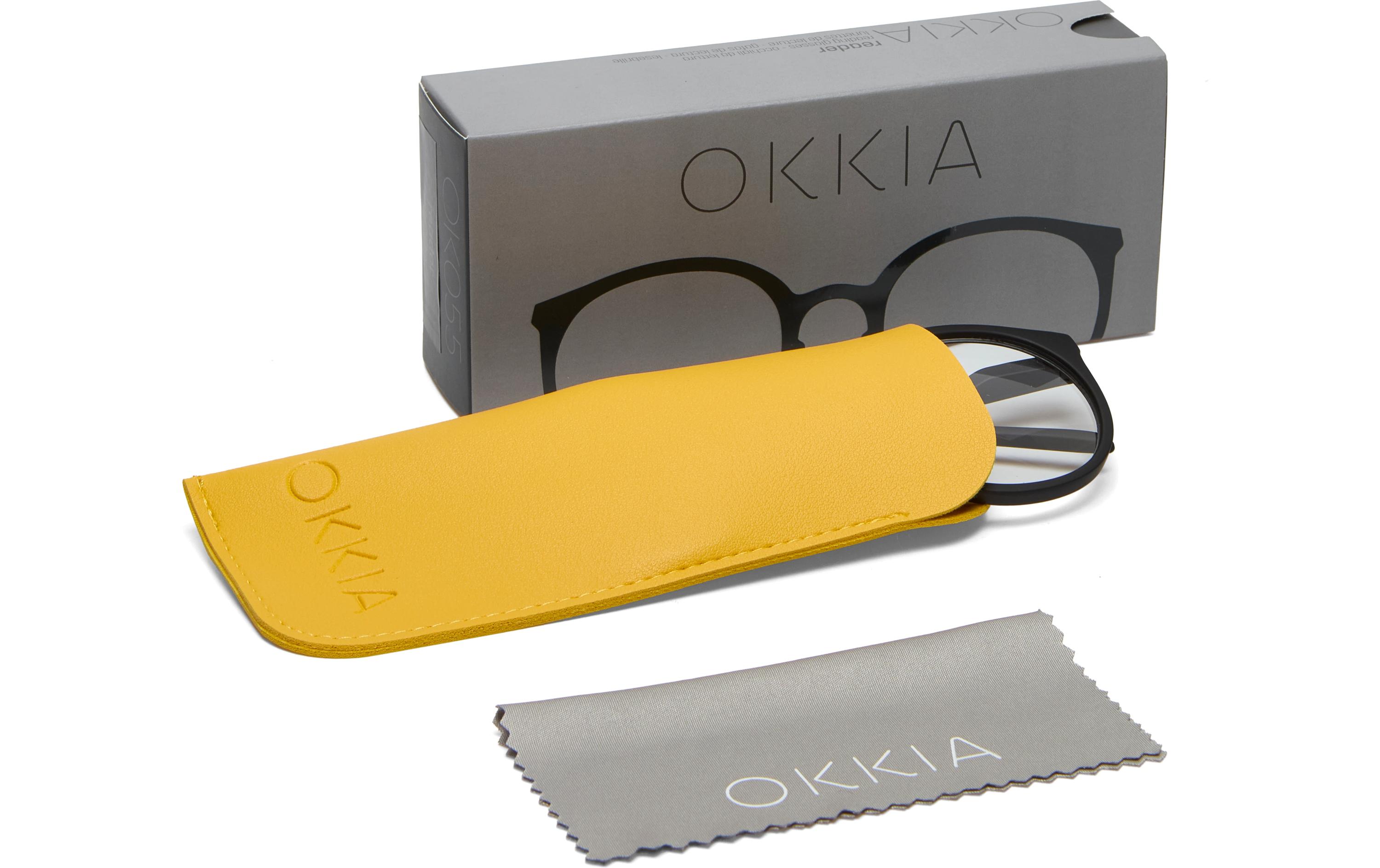 OKKIA Lesebrille Bologna Black, 1,50