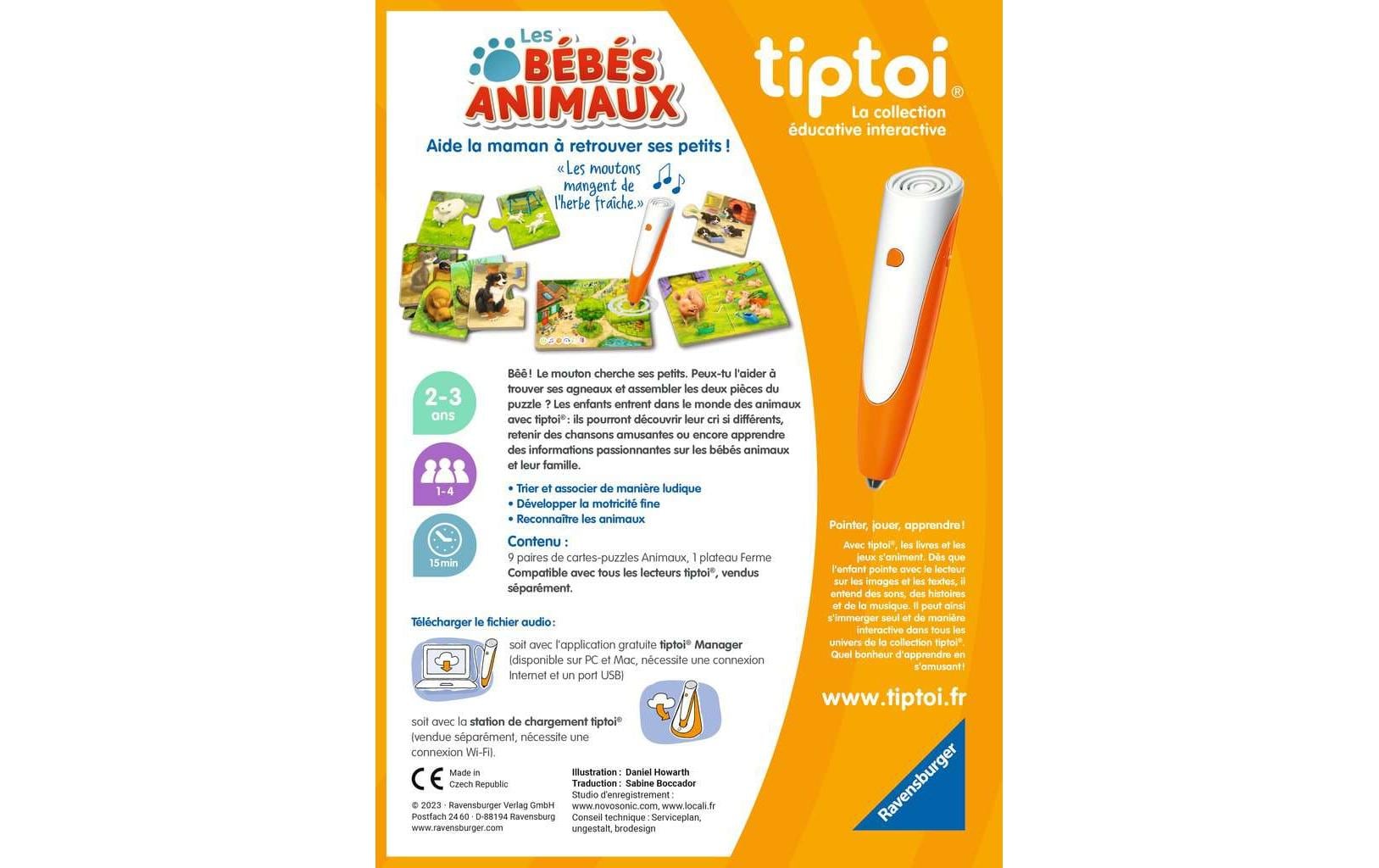 tiptoi Puzzle Les bébés animaux -FR-