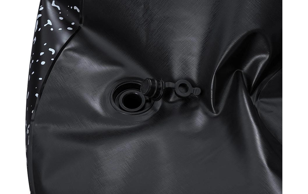 Bestway Aufblasbarer Sessel Inflate Schwarz, 112 x 112 cm