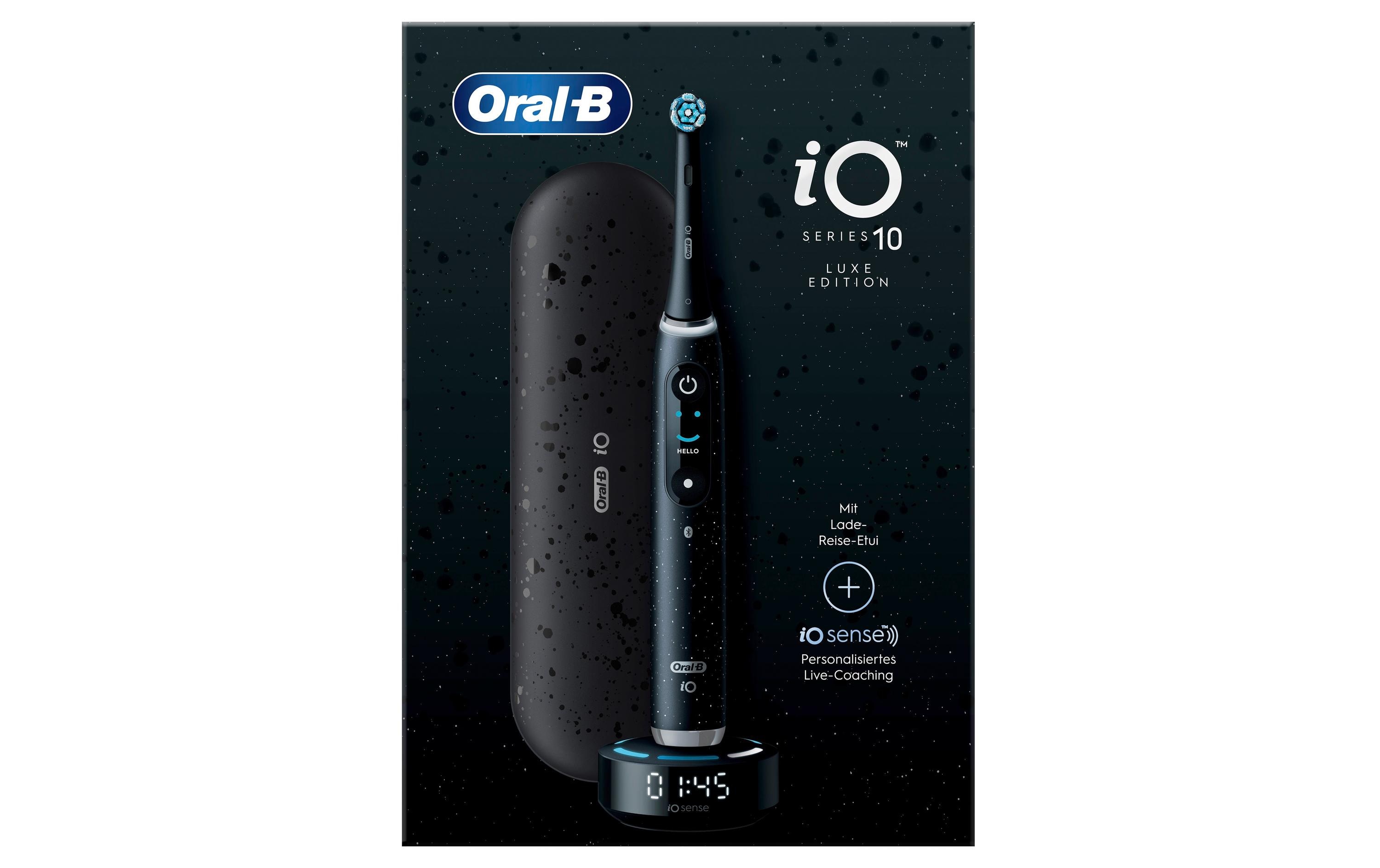 Oral-B Mikrovibrationszahnbürste iO Series 10 Black Onyx Oral-B Mikrovibrationszahnbürste iO Series 10 Black Onyx