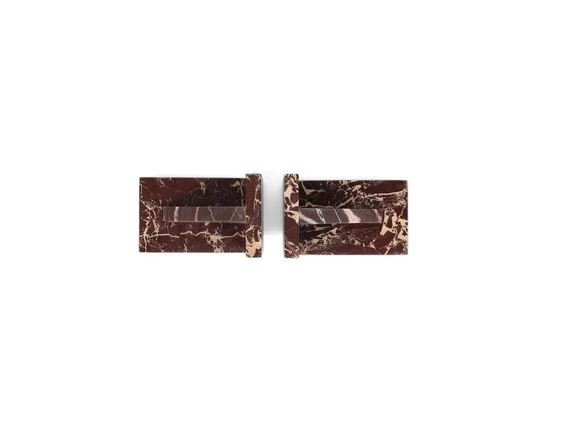 S|P Collection Buchstütze Opus Set 13 x 14 cm, Burgundy S|P Collection Buchstütze Opus Set 13 x 14 cm, Burgundy