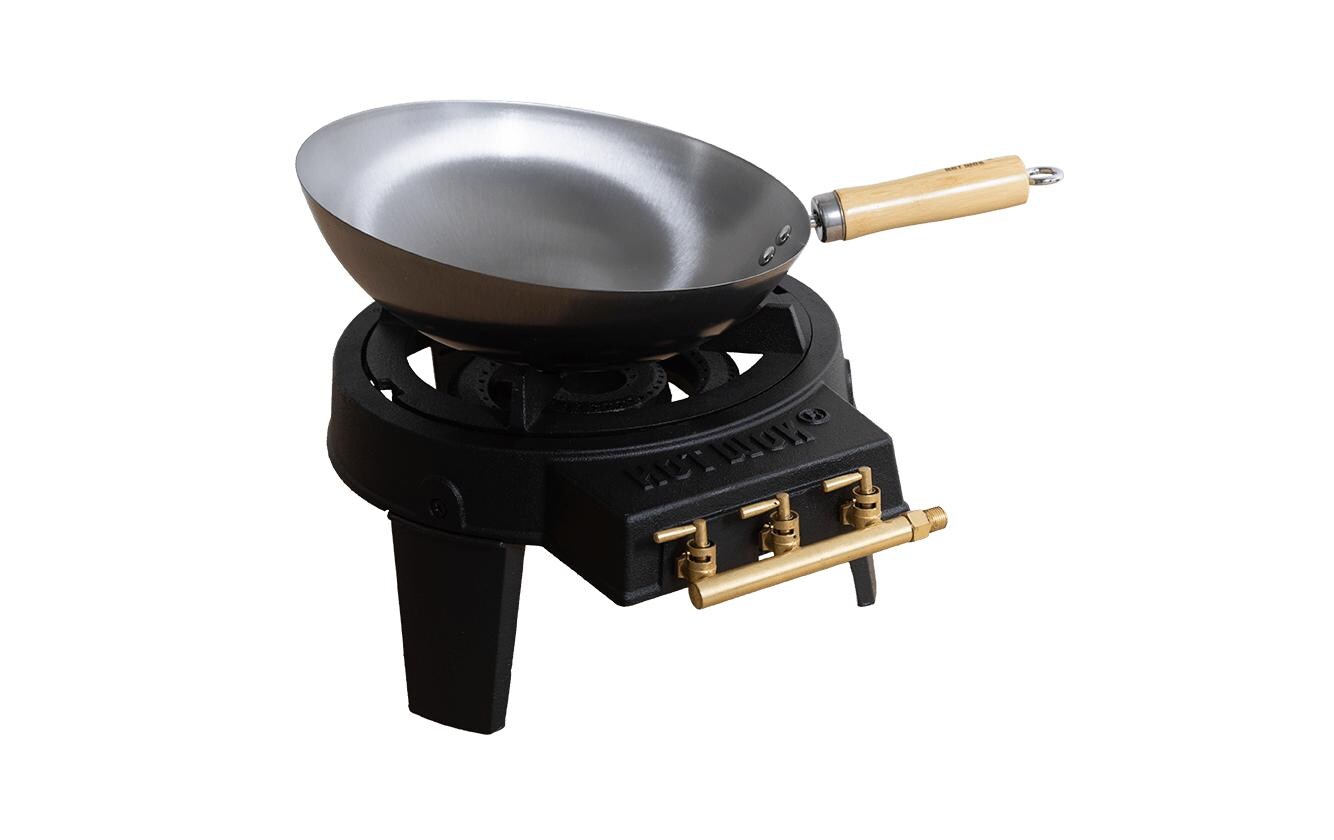 Hot Wok Pro 12 kW + regulator & wok Hochleistungs-Wok-Set