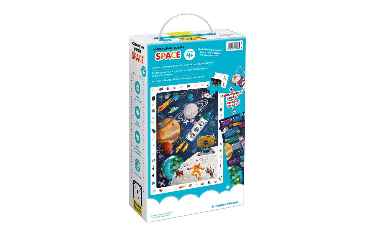 Banana Panda Puzzle Observation Space Pappe 60 Teile