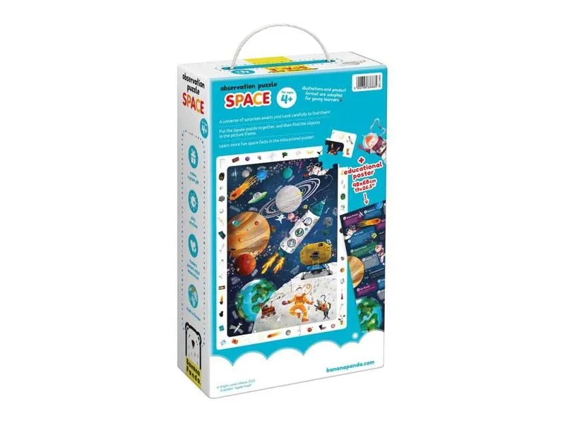 Banana Panda Puzzle Observation Space Pappe 60 Teile Banana Panda Puzzle Observation Space Pappe 60 Teile