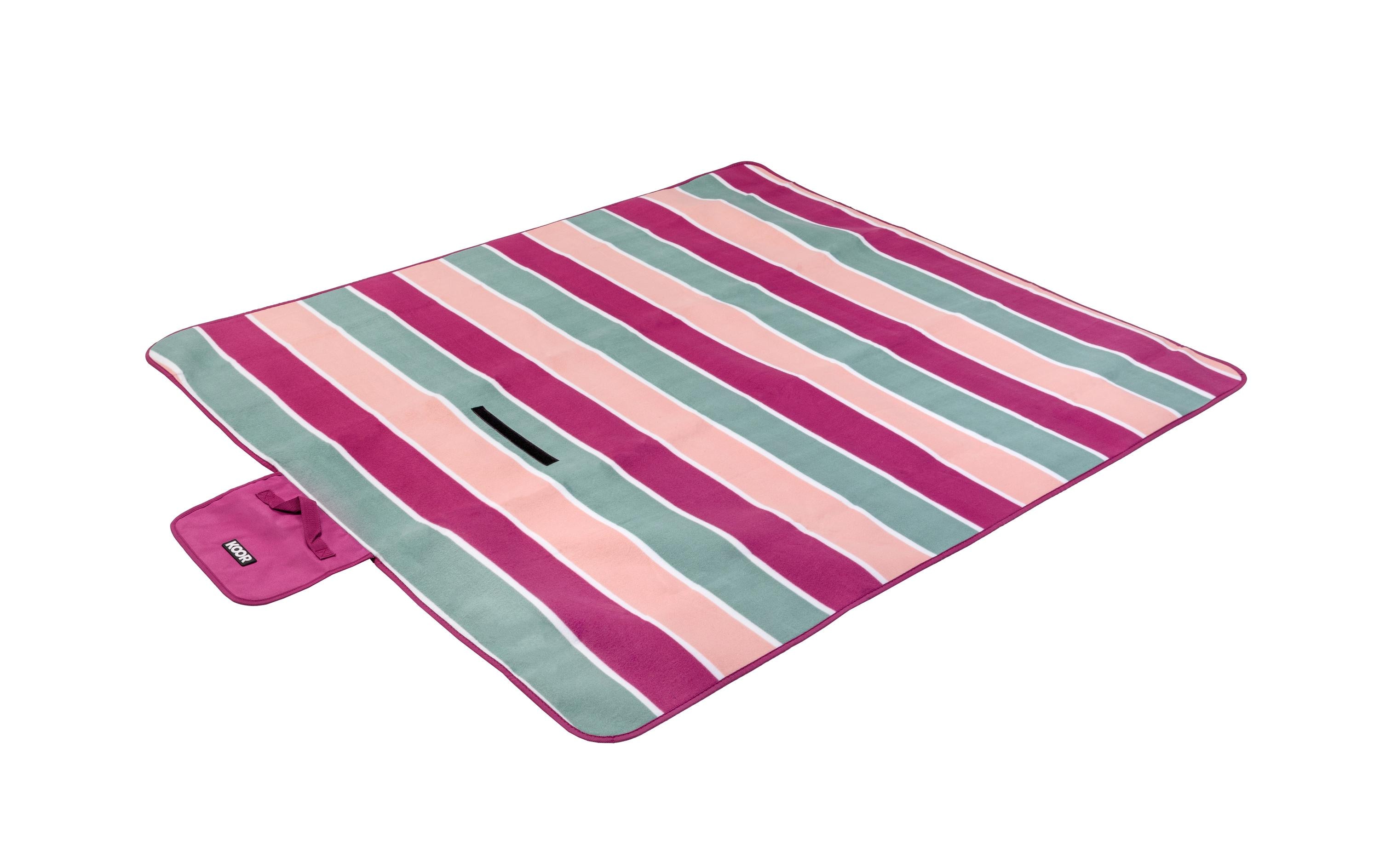 KOOR Picknickdecke Lido-Magenta 135 x 160 cm KOOR Picknickdecke Lido-Magenta 135 x 160 cm