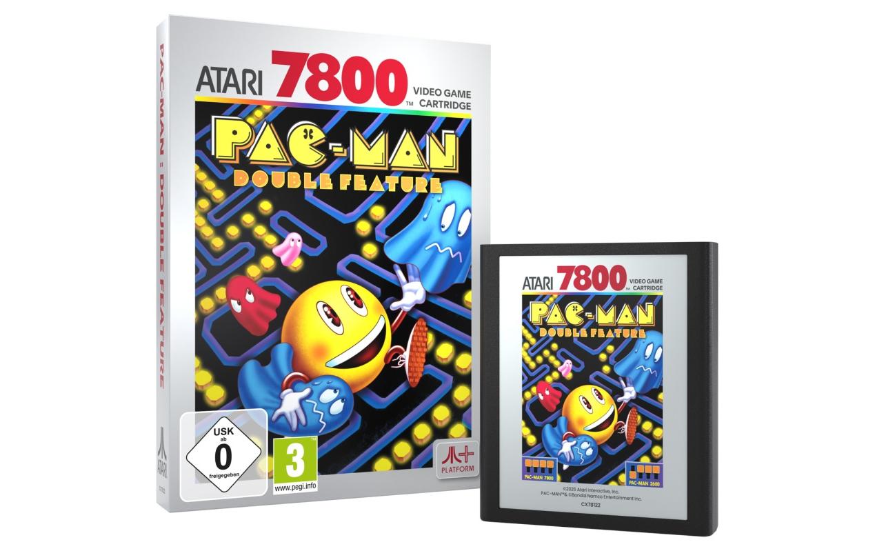 GAME Pac-Man Double Feature Catridge GAME Pac-Man Double Feature Catridge