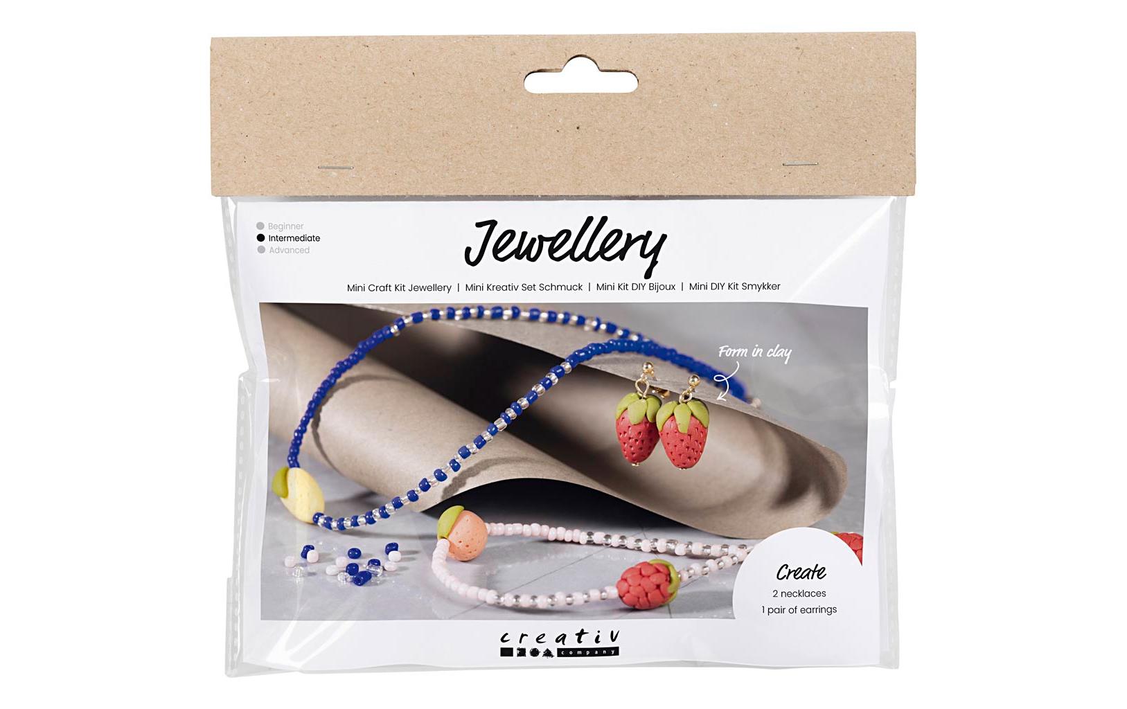 Creativ Company Schmuck Bastelset Halsketten und Ohrringe Früchte Creativ Company Schmuck Bastelset Halsketten und Ohrringe Früchte