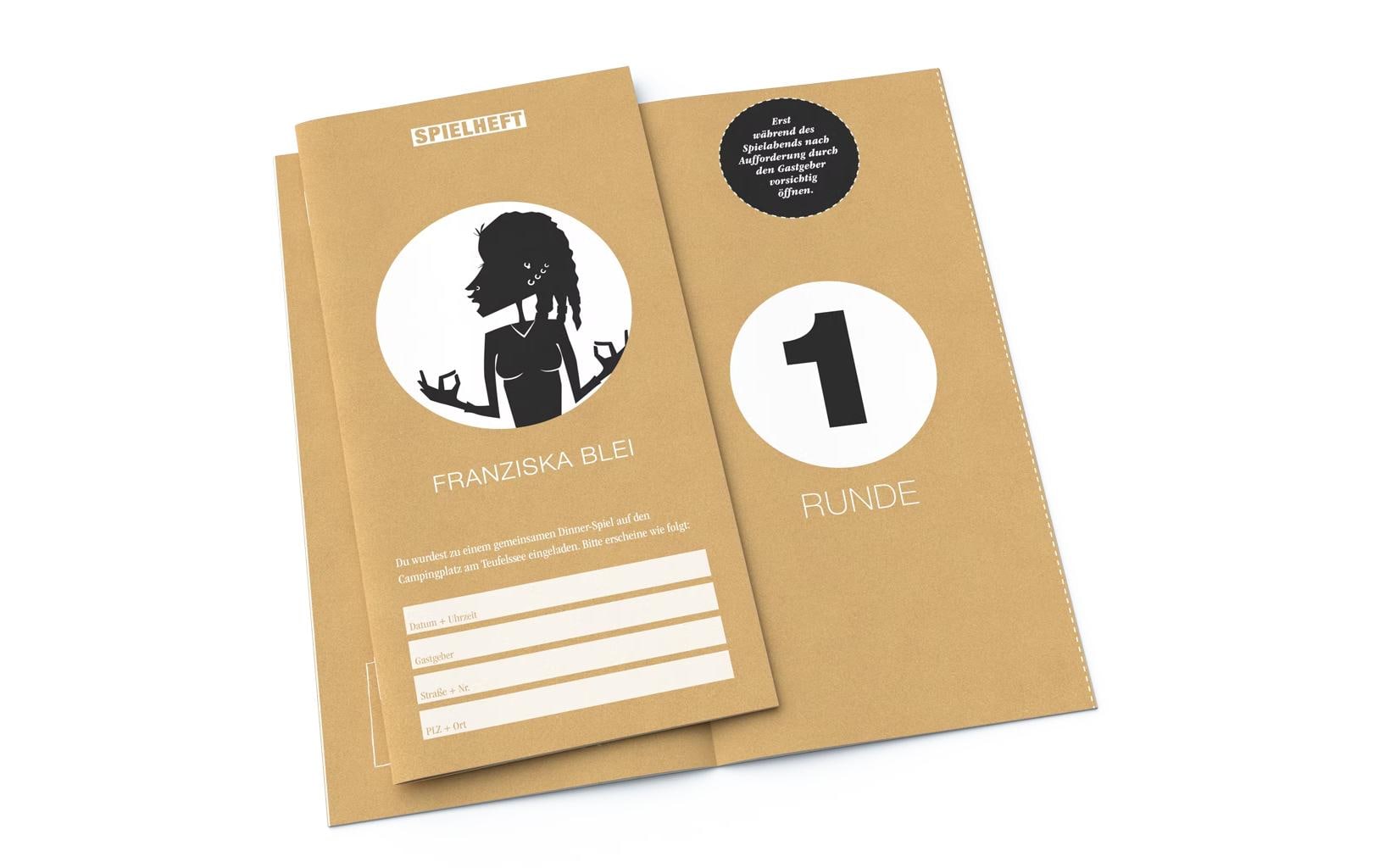 Culinario Mortale Partyspiel Dauercamper, Dosenbier und eine Leiche