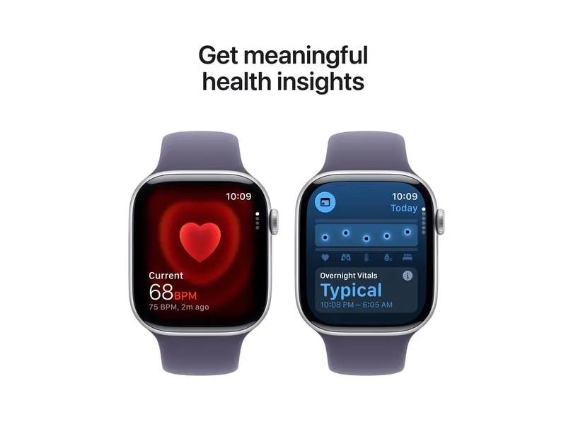 Apple Watch Series 11 46 mm LTE Silver Alu Purple Fog Sport M/L