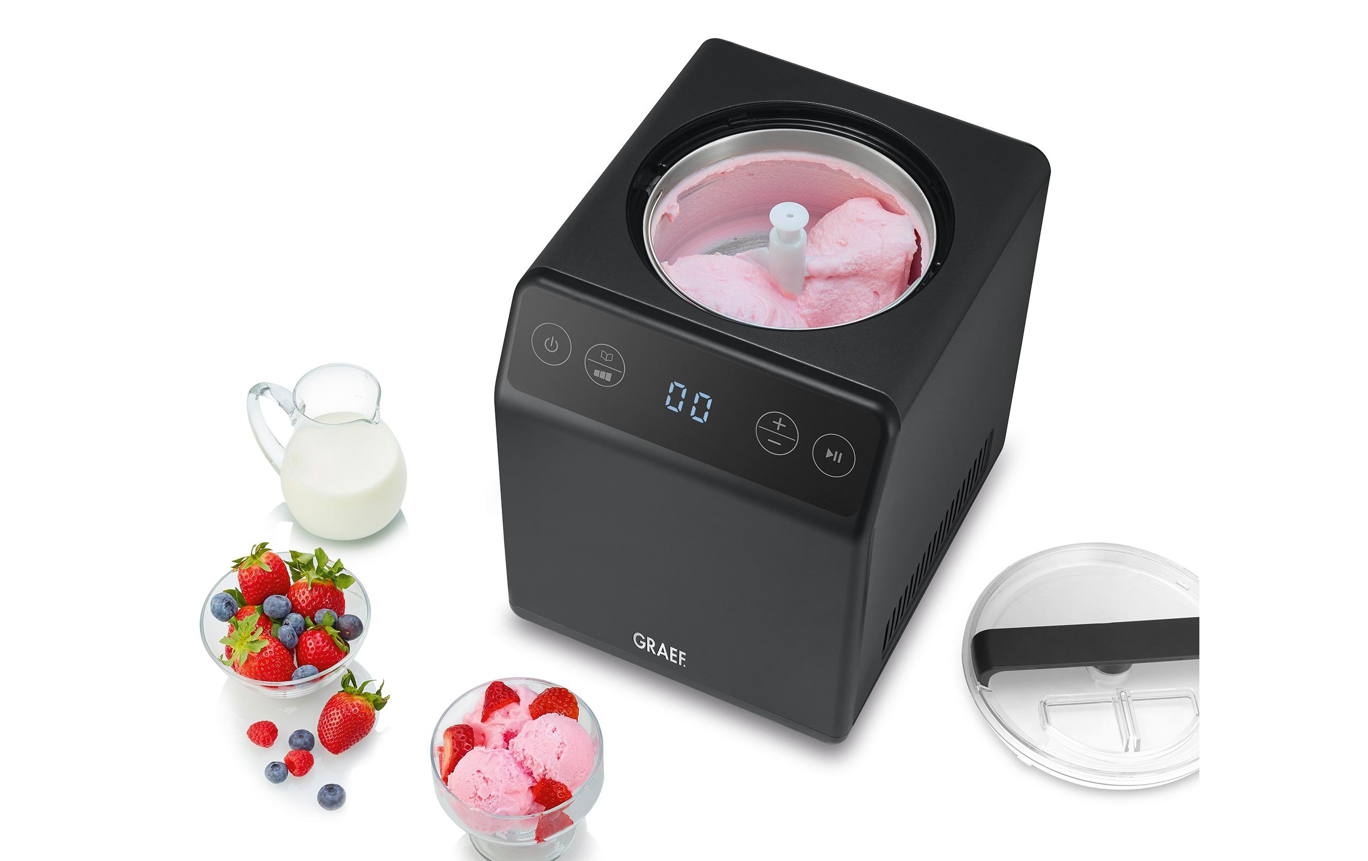 Graef Glacemaschine IM 706 2 l, Schwarz