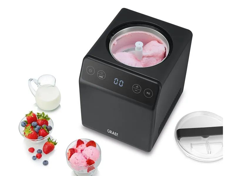 Graef Glacemaschine IM 706 2 l, Schwarz Graef Glacemaschine IM 706 2 l, Schwarz
