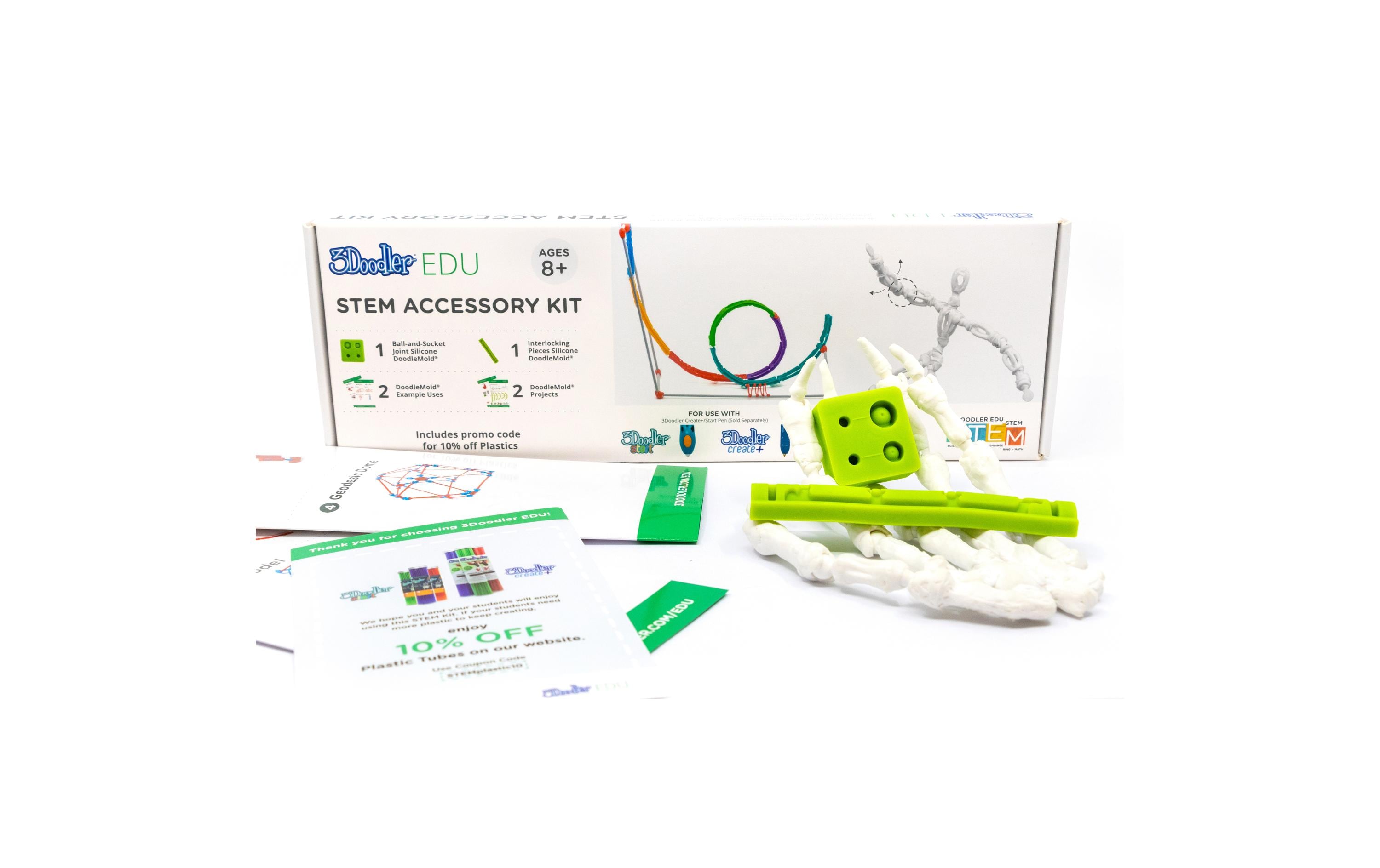 3Doodler 3D Pen Filament STEM Accessory Kit Grün/Weiss