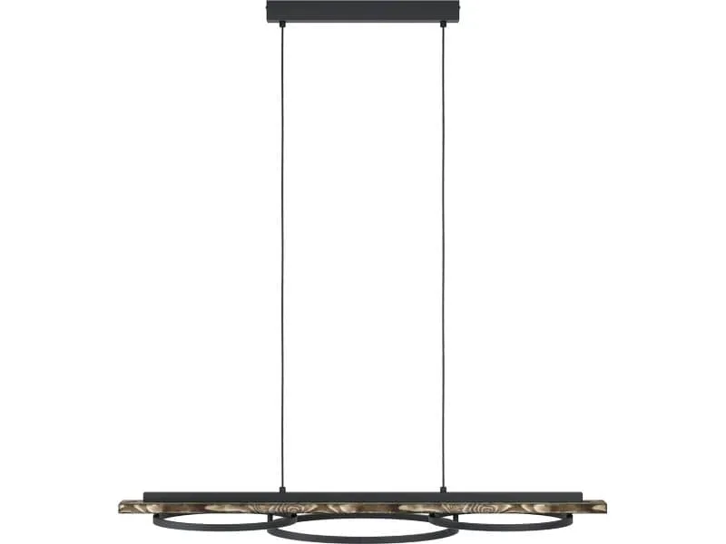EGLO Leuchten LED-Pendelleuchte BOYAL LED 2 x 12.5W 3000K Braun EGLO Leuchten LED-Pendelleuchte BOYAL LED 2 x 12.5W 3000K Braun