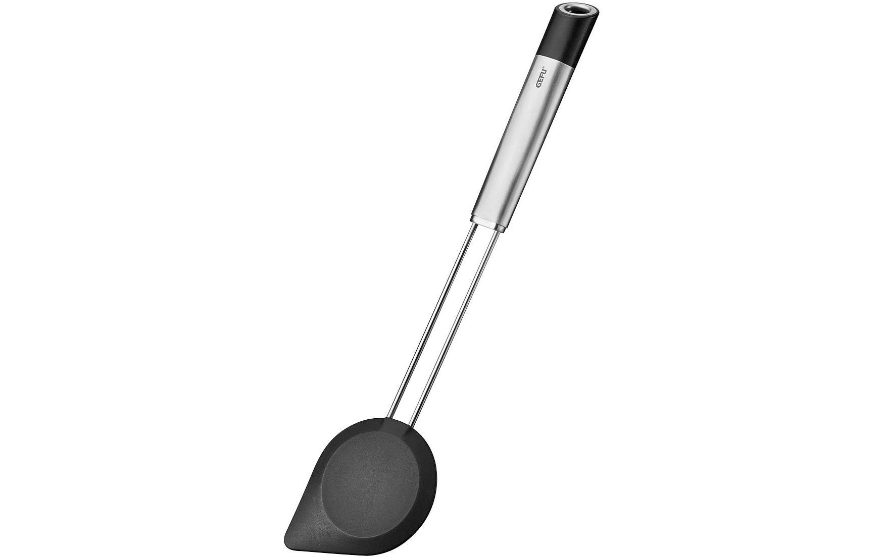 GEFU Kochlöffel Primmeline 30 cm, Schwarz/Silber