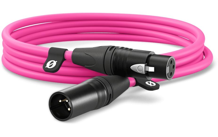 Rode XLR-Kabel XLRm-XLRf 3 m, Rosa