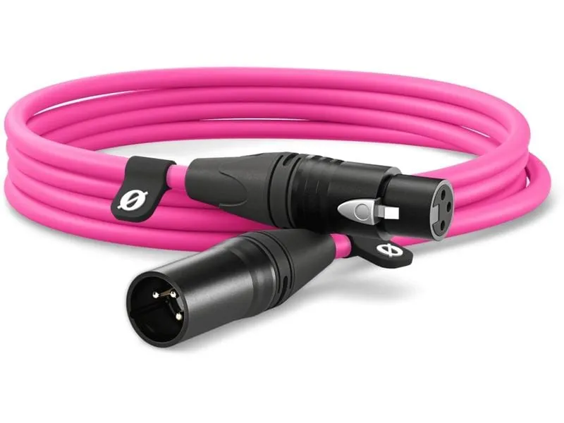 Rode XLR-Kabel XLRm-XLRf 3 m, Rosa