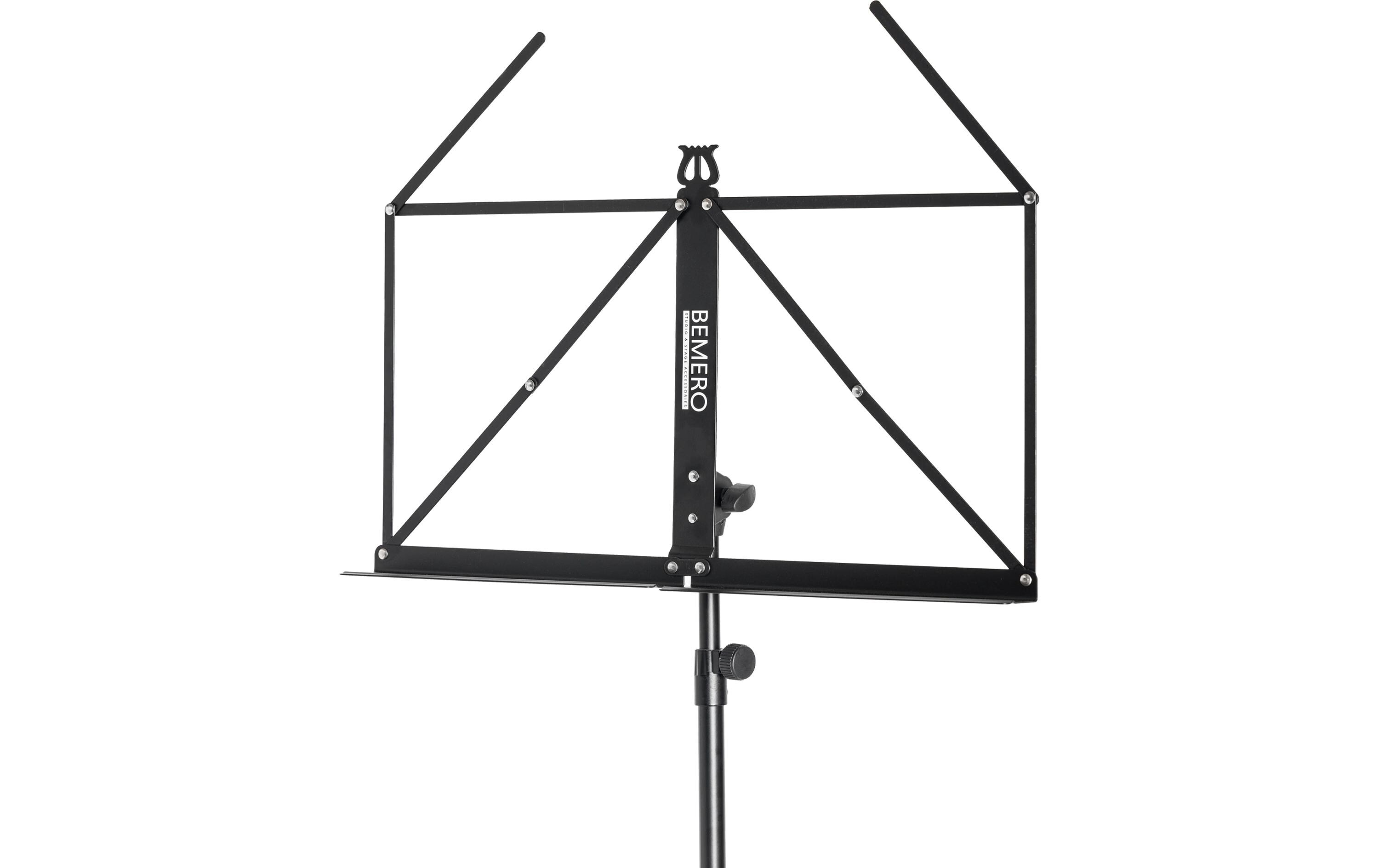 Bemero Notenständer MSS-3095BK schwarz