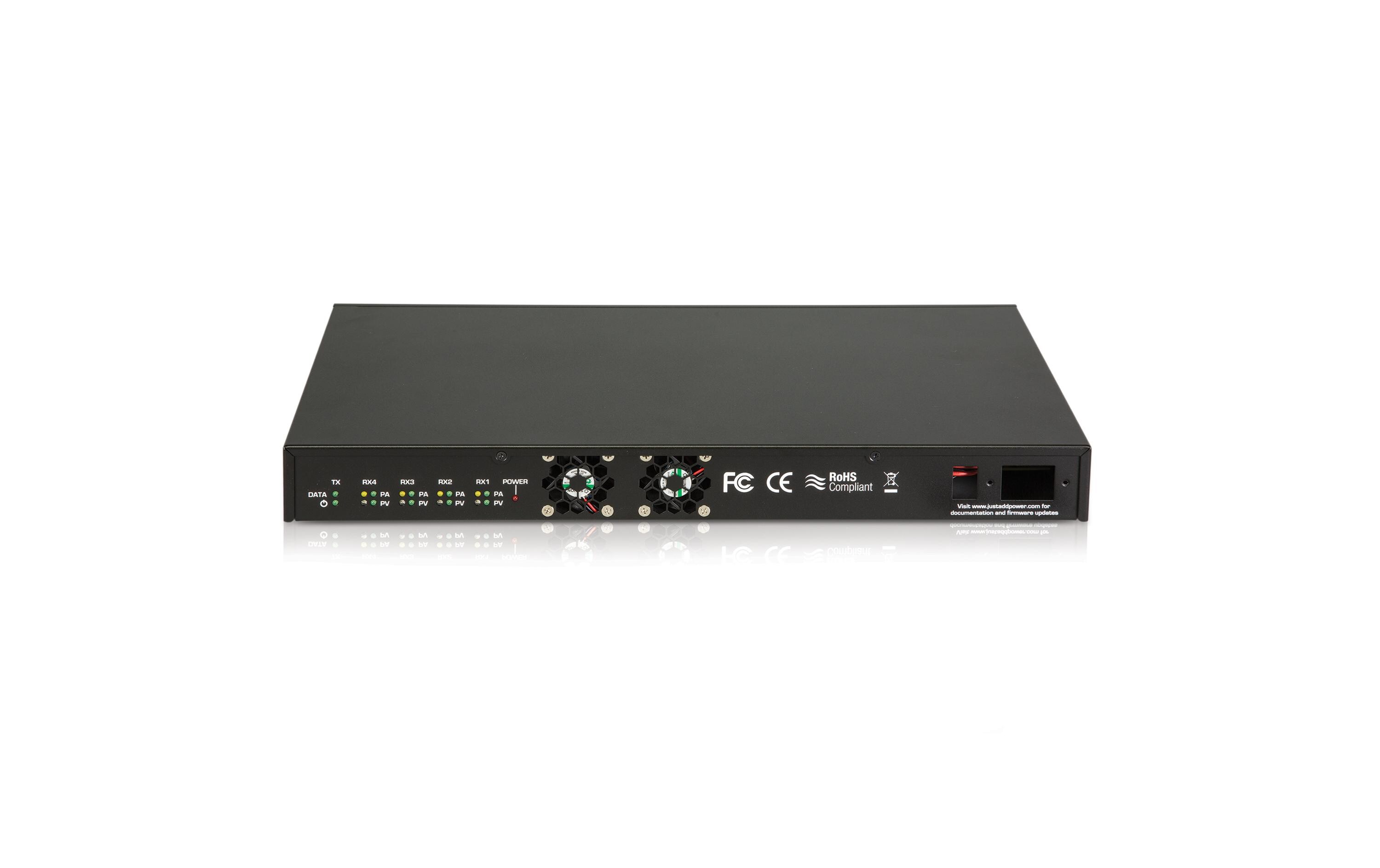 JUSTADDPOWER IP Transmitter VBS-HDIP-759A Rack, 4 zu 1, 4K