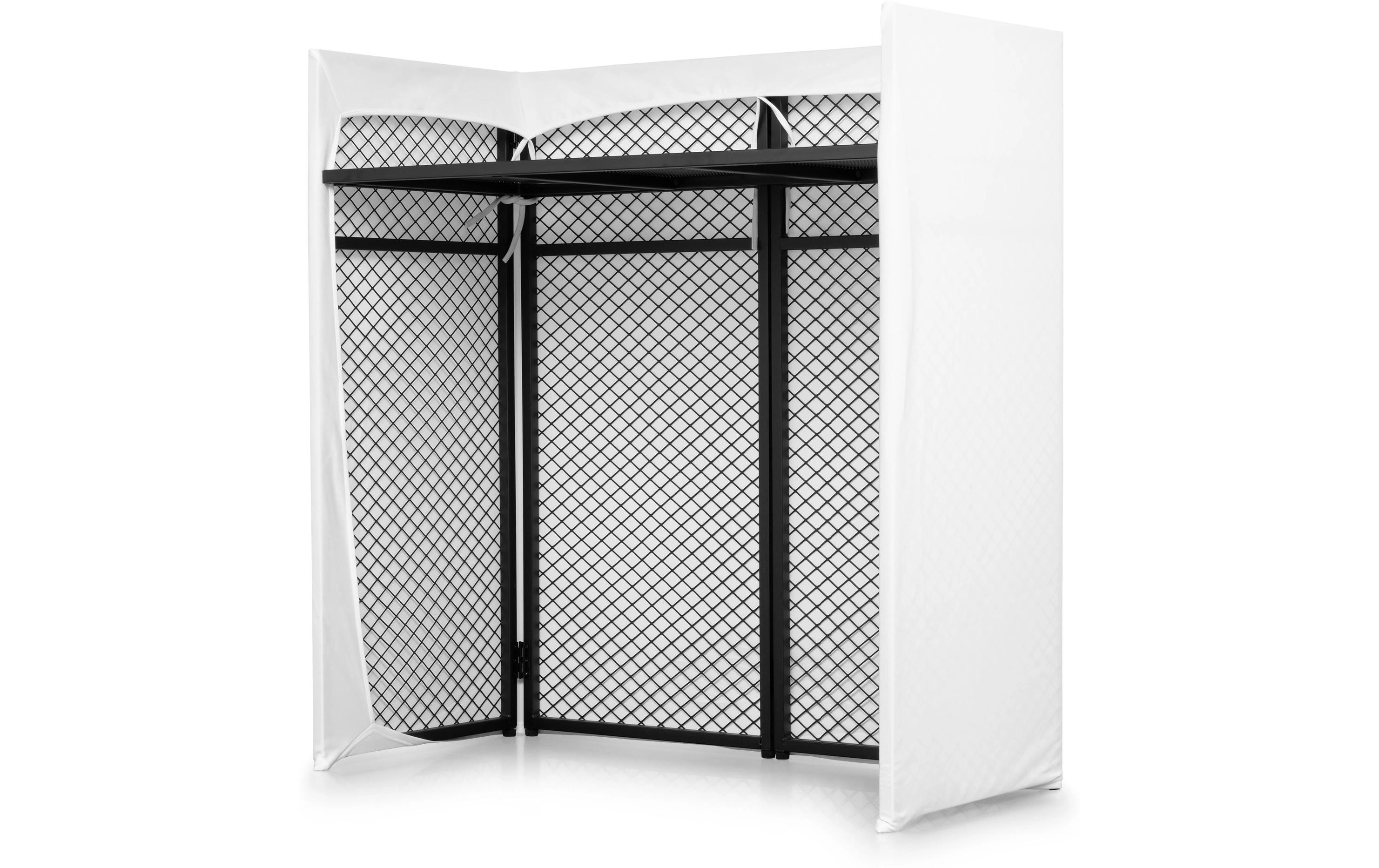 Vonyx DBC105 Faltbares DJ-Booth Aluminiumgestell mit Lycra-Cover