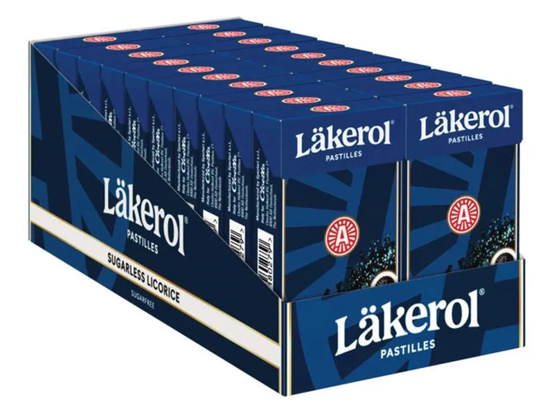 Läkerol Bonbons Sugarless Licorice 20 x 27 g Läkerol Bonbons Sugarless Licorice 20 x 27 g