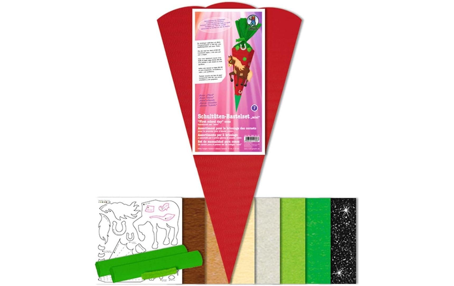 URSUS Schultüte Bastelset Mini Pferd Pferde URSUS Schultüte Bastelset Mini Pferd Pferde