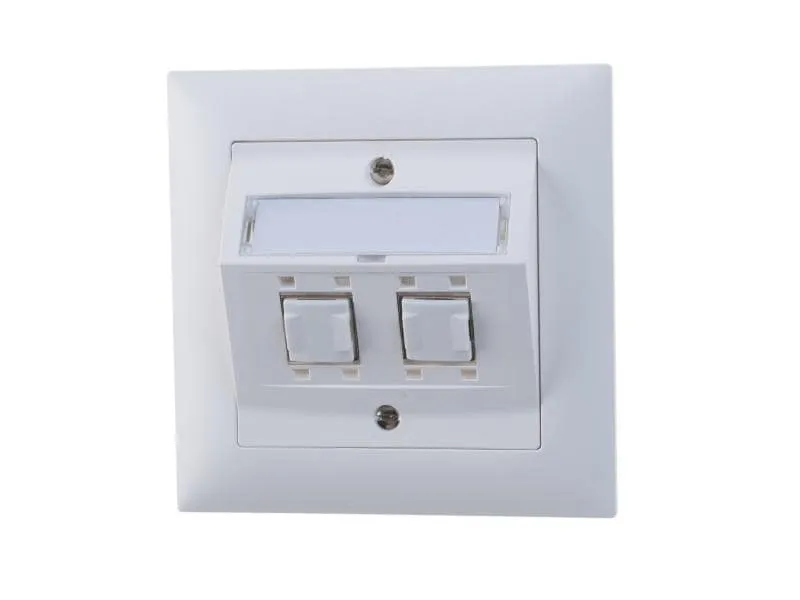 Feller EDIZIOdue Netzwerkdose UP 2x RJ45 Kat. 6 geschirmt Feller EDIZIOdue Netzwerkdose UP 2x RJ45 Kat. 6 geschirmt