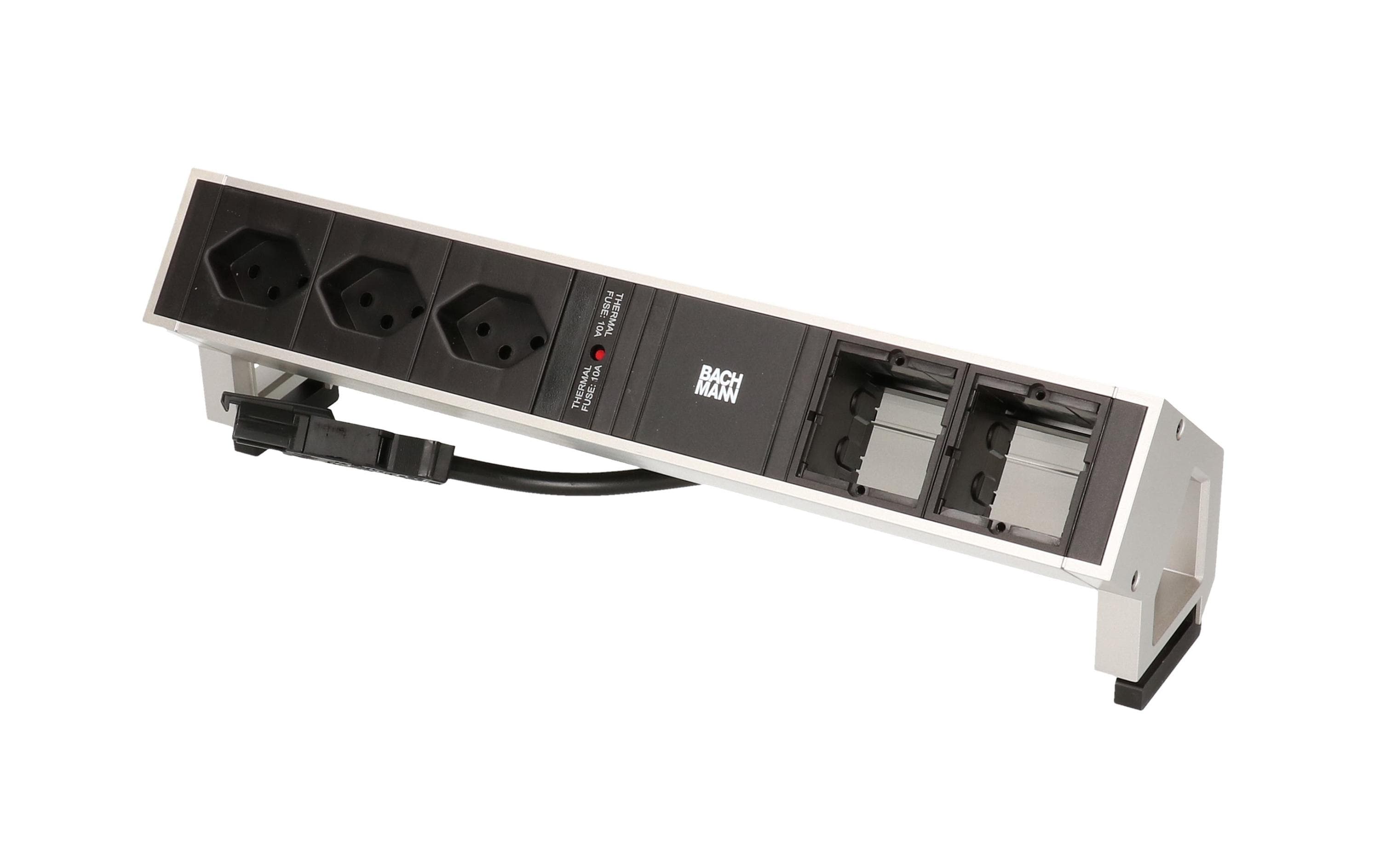 Bachmann Tischsteckdosenleiste DESK 2 3x T13, 2x ABD