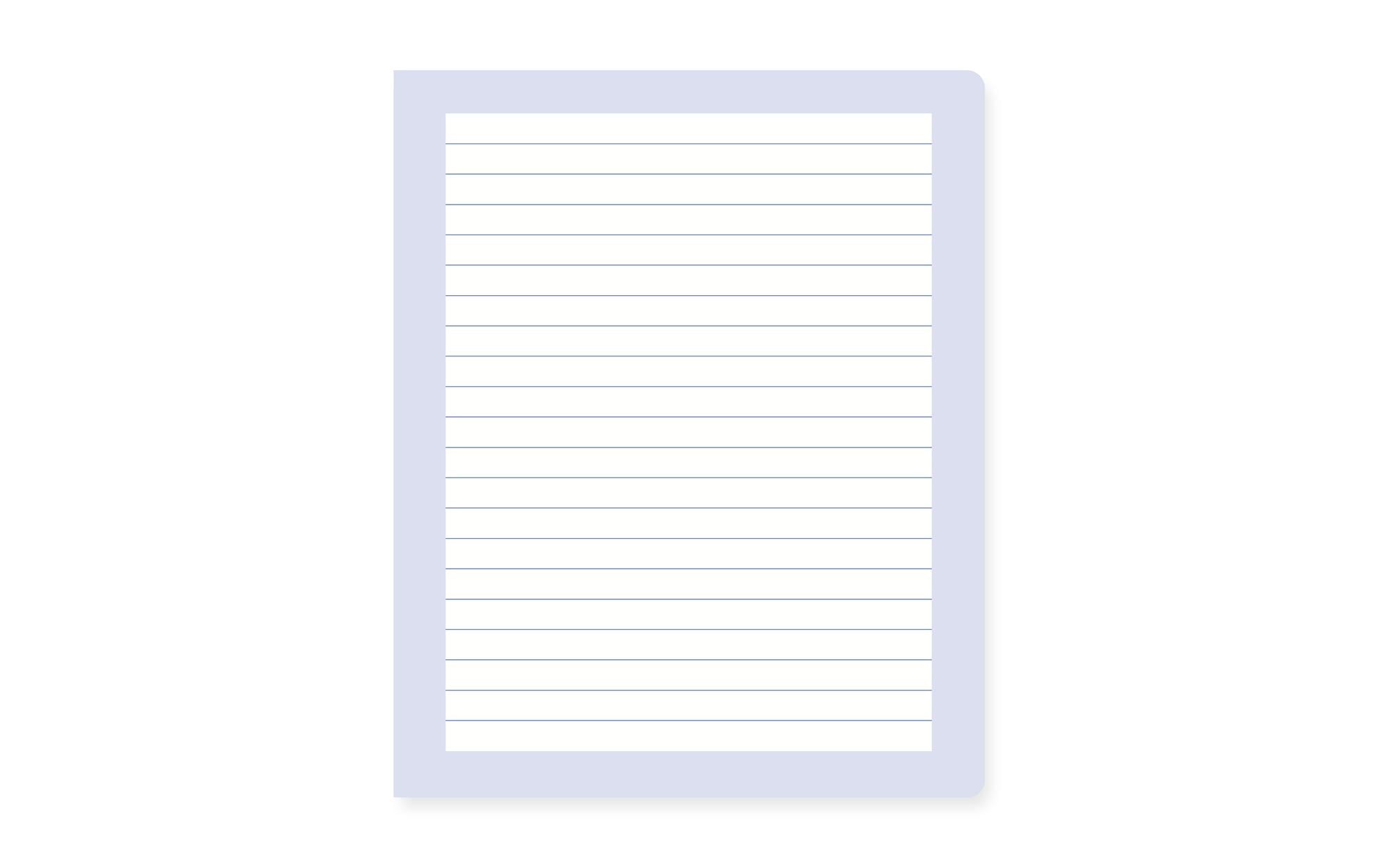 Formati C.2 19.5 x 24 cm quart, Liniert, Blau Formati C.2 19.5 x 24 cm quart, Liniert, Blau