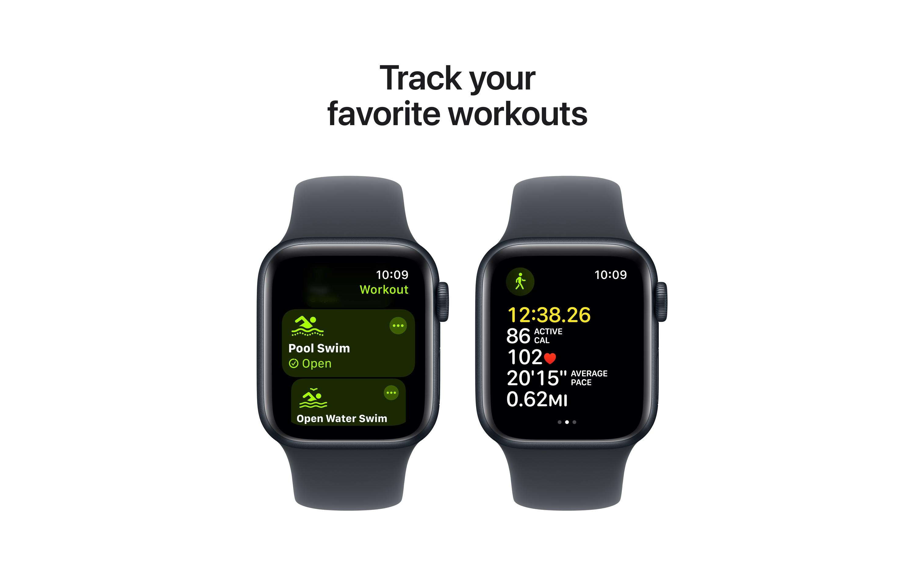 Apple Watch SE 2024 40 mm LTE Alu Sport Mitternacht M/L