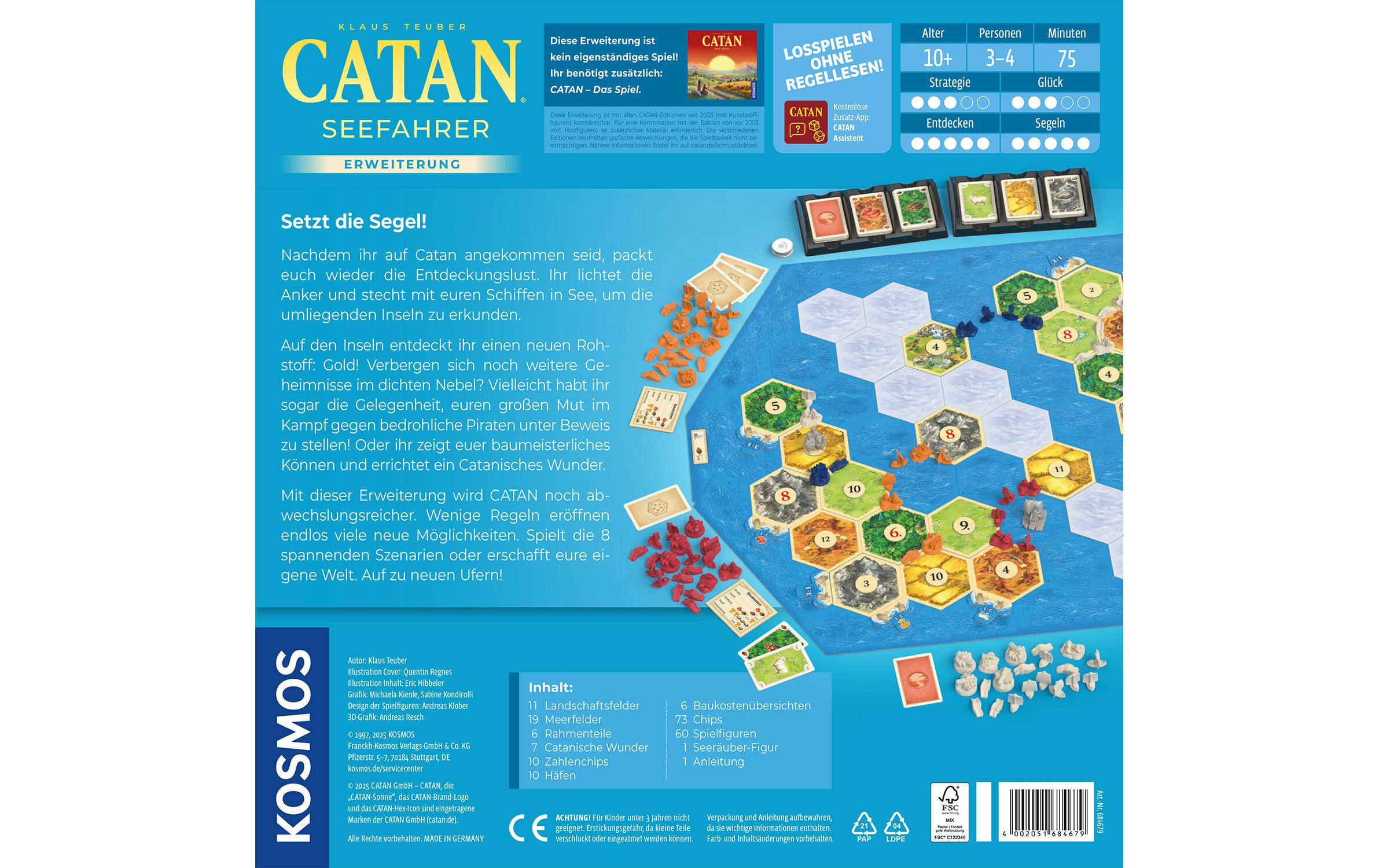 Kosmos Familienspiel CATAN Seefahrer