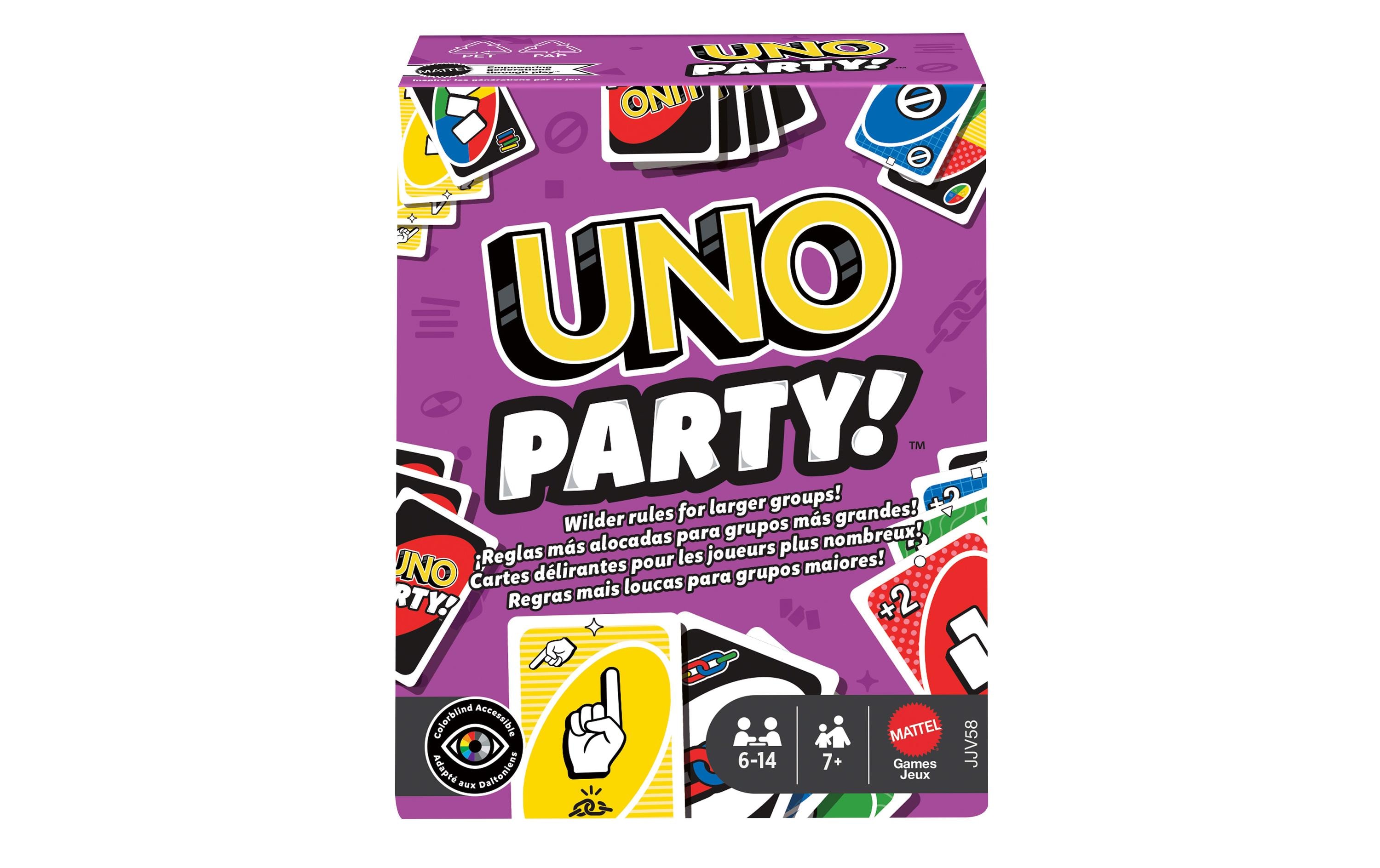 Mattel Spiele Kartenspiel UNO Party Mattel Spiele Kartenspiel UNO Party