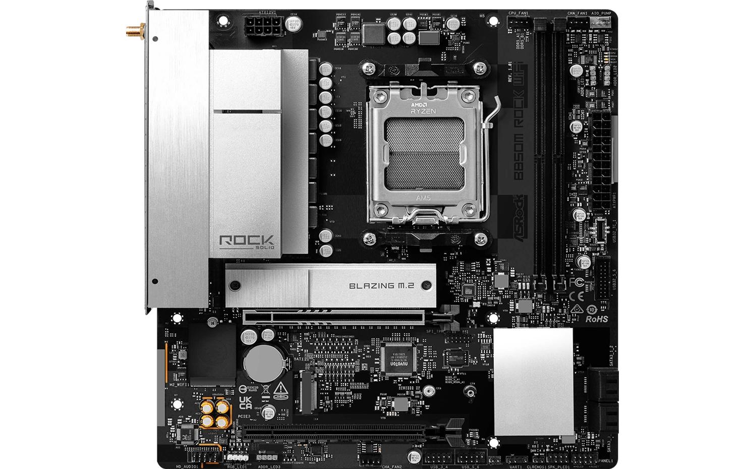 ASRock Mainboard B850M Rock WiFi