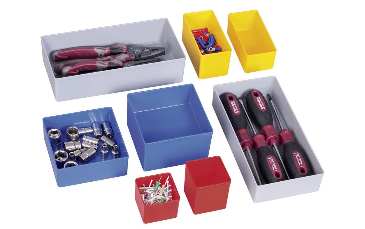 Kraftwerk Einsatzboxen-Set, 21-teilig, 45 mm hoch