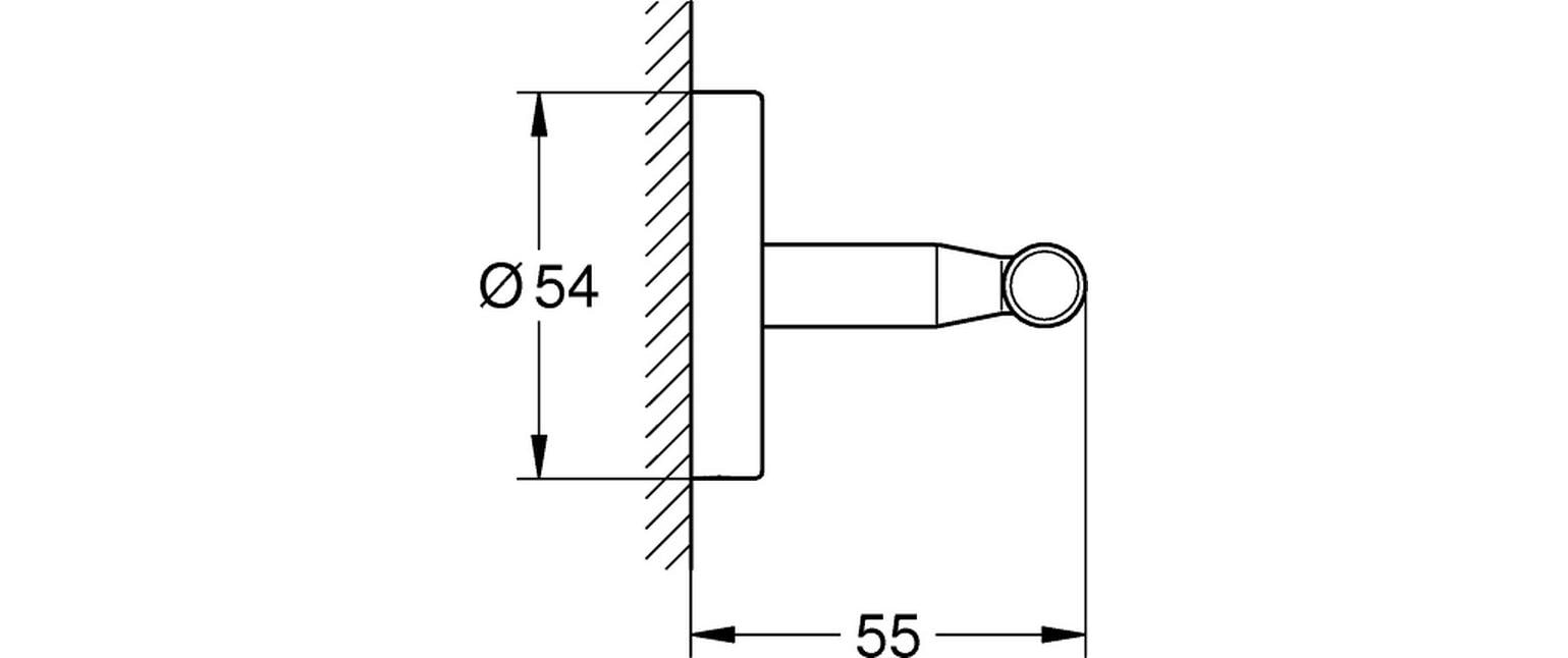 GROHE Bademantelhaken Start Cosmopolitan Chrom GROHE Bademantelhaken Start Cosmopolitan Chrom