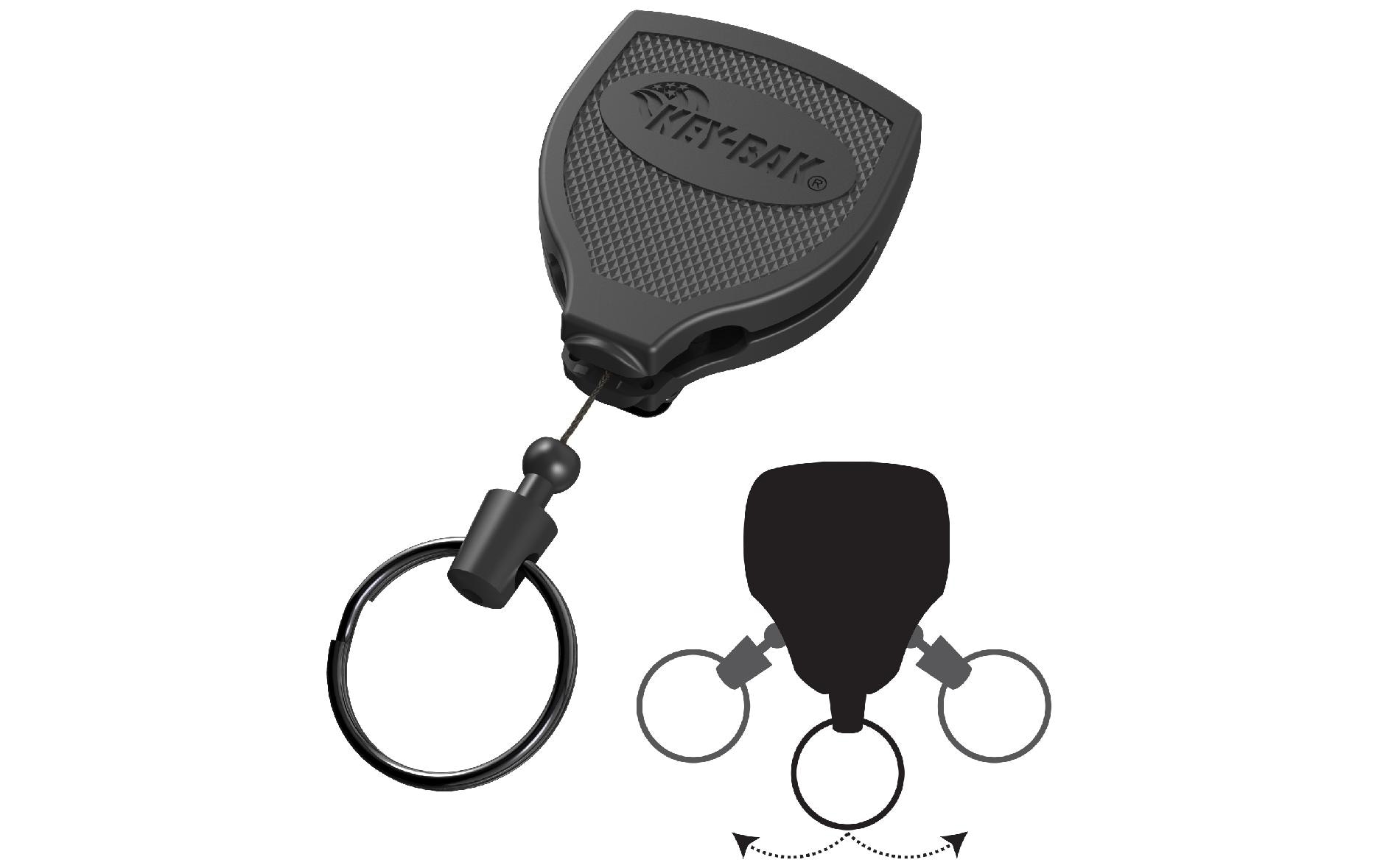 KEY-BAK Schlüsselanhänger Super 48 Plus Schwarz