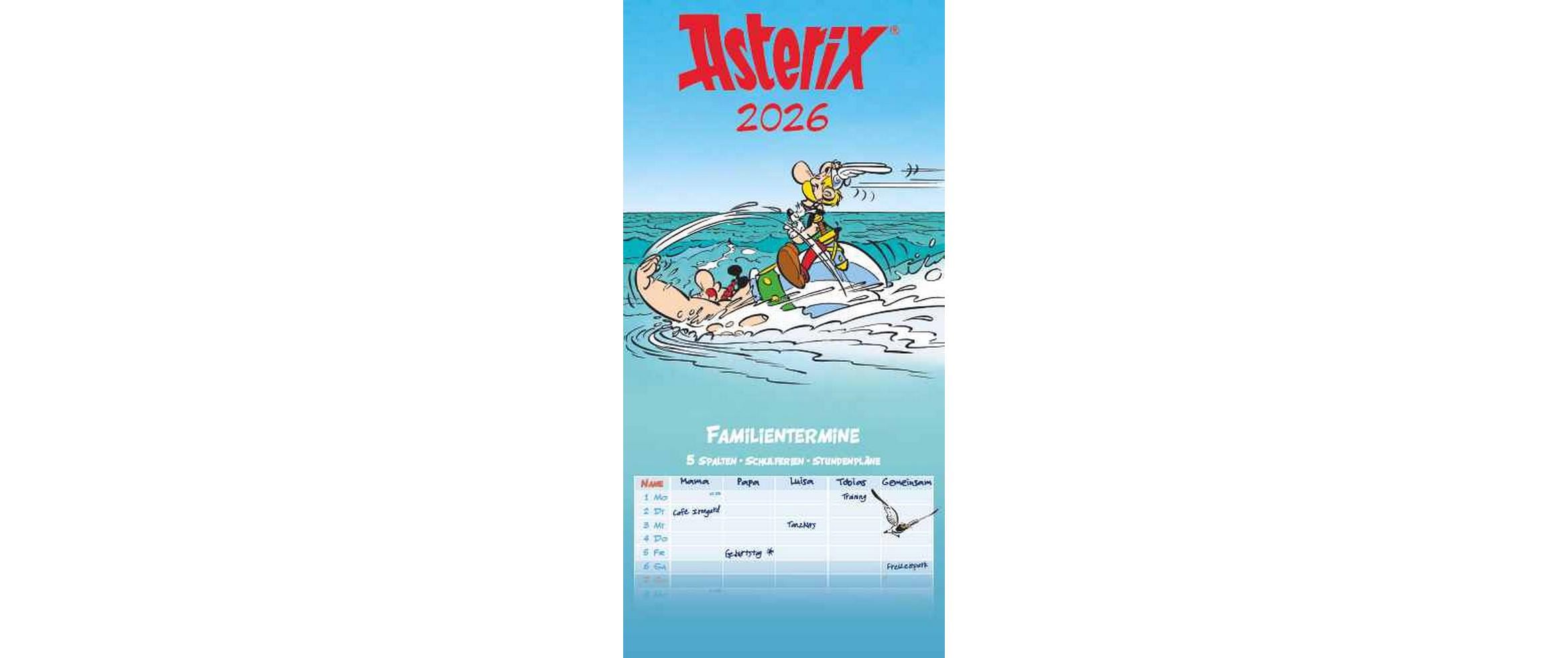 Literatur diverse Familienplaner Asterix 2026 Literatur diverse Familienplaner Asterix 2026