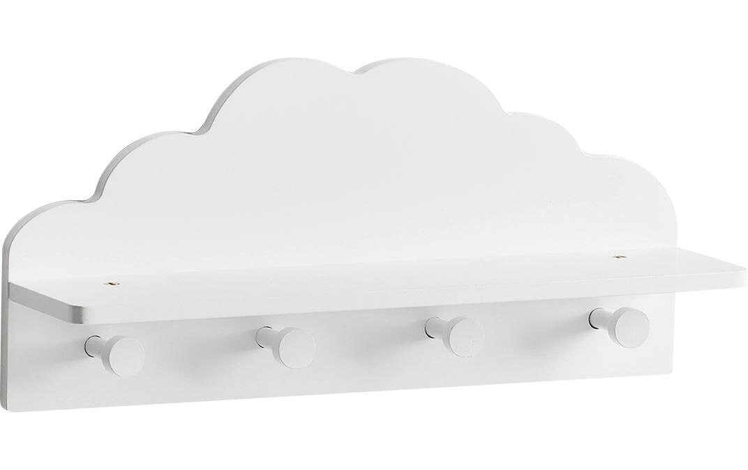 Zeller Present Kinder-Wandgarderobe Wolke