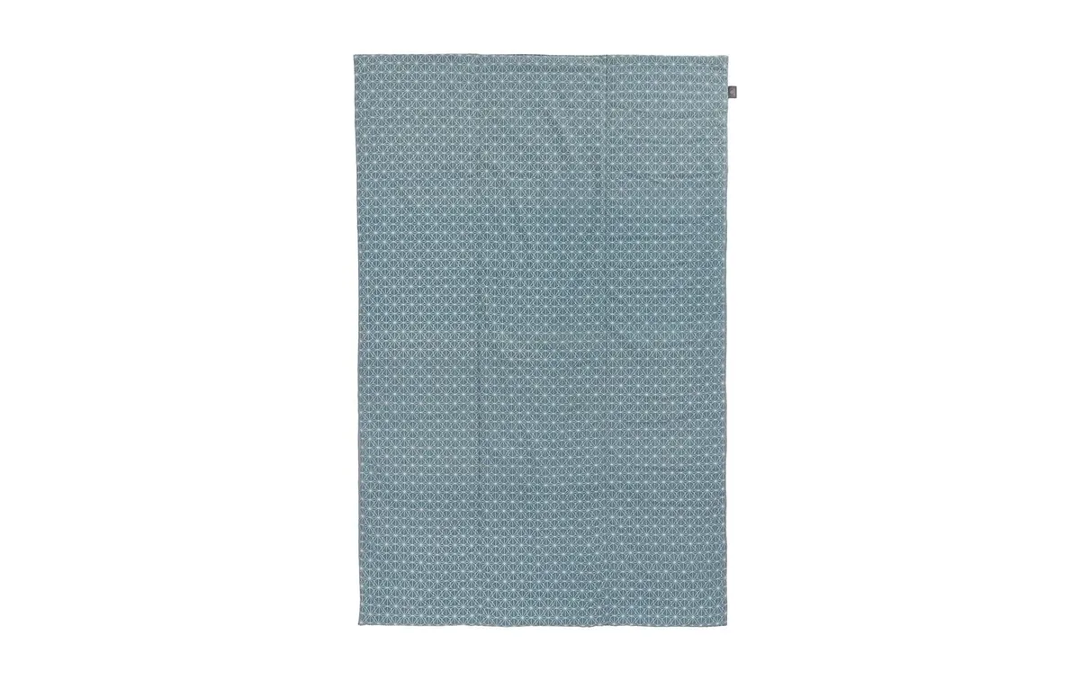 Urbanara Picknickdecke Mallur 130 x 190 cm - Taubenblau / Naturweiss Urbanara Picknickdecke Mallur 130 x 190 cm - Taubenblau / Naturweiss