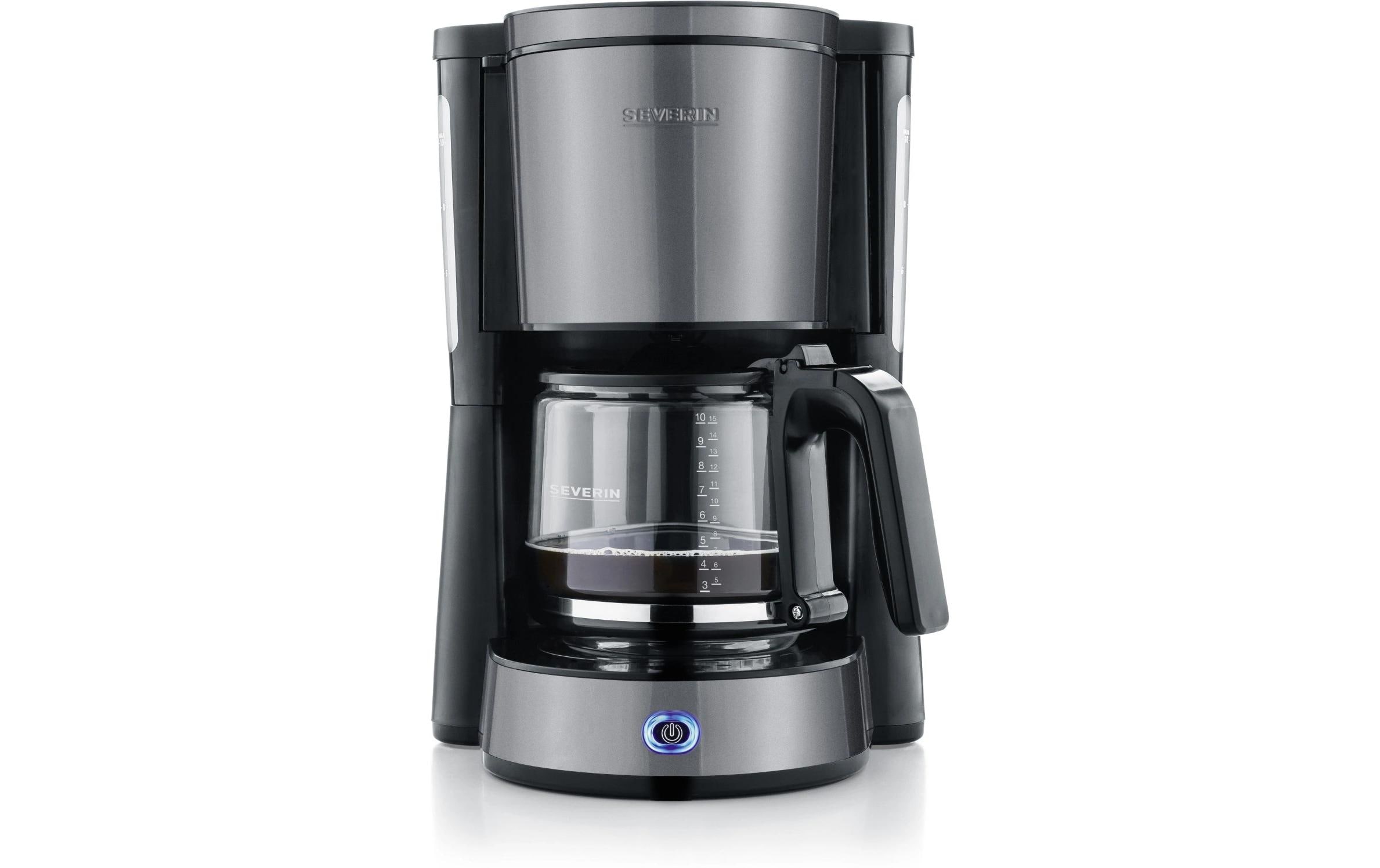 Severin Filterkaffeemaschine KA 9572 Schwarz/Silber