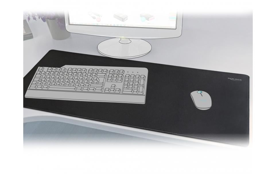 Delock Gaming-Mausmatte 12027 Schwarz Delock Gaming-Mausmatte 12027 Schwarz