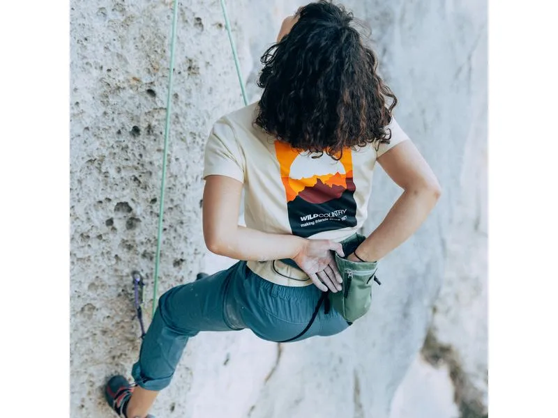 Wild Country Chalk Bag Flow Green Ivy