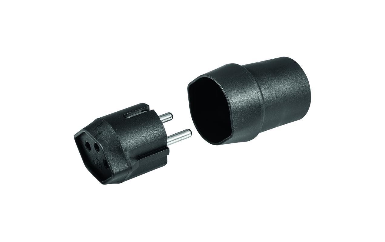 STEFFEN Fixadapter Schweiz T12 - Deutschland Schuko IP20, 3-Polig