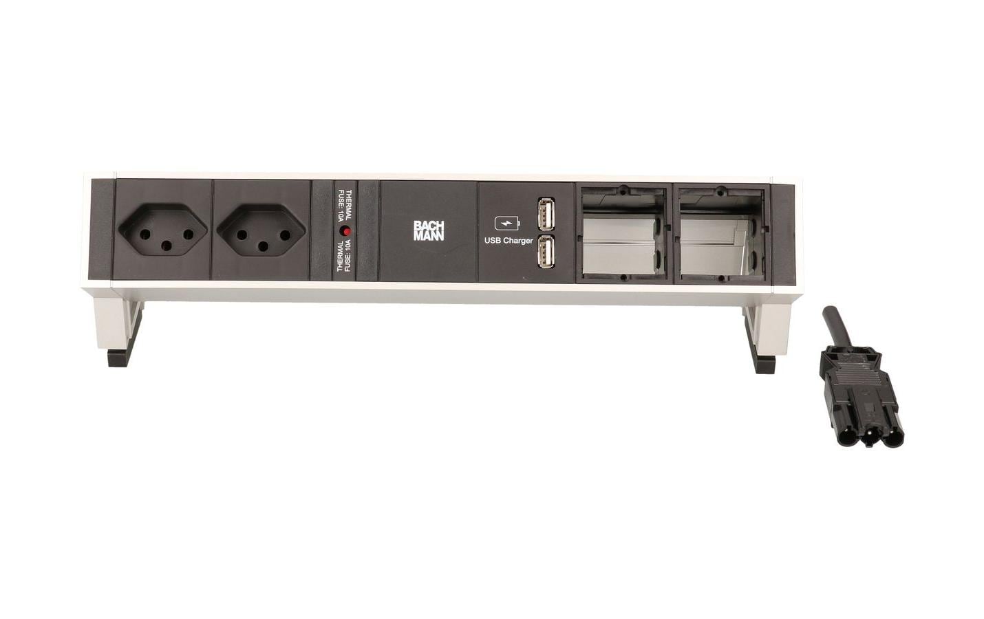 Bachmann Tischsteckdosenleiste DESK 2 2x T13, 2x ABD