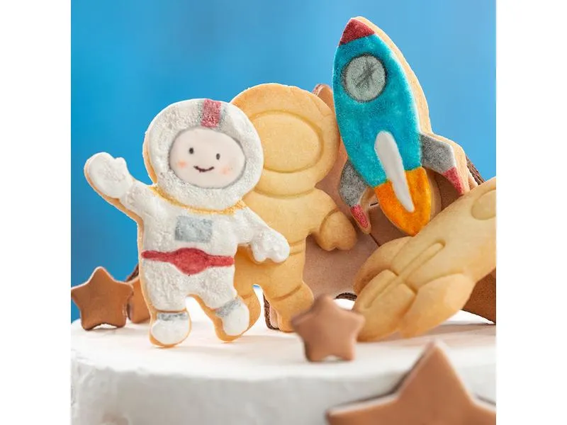 Decora Guetzli-Ausstecher-Set 2 Stück, Weltall