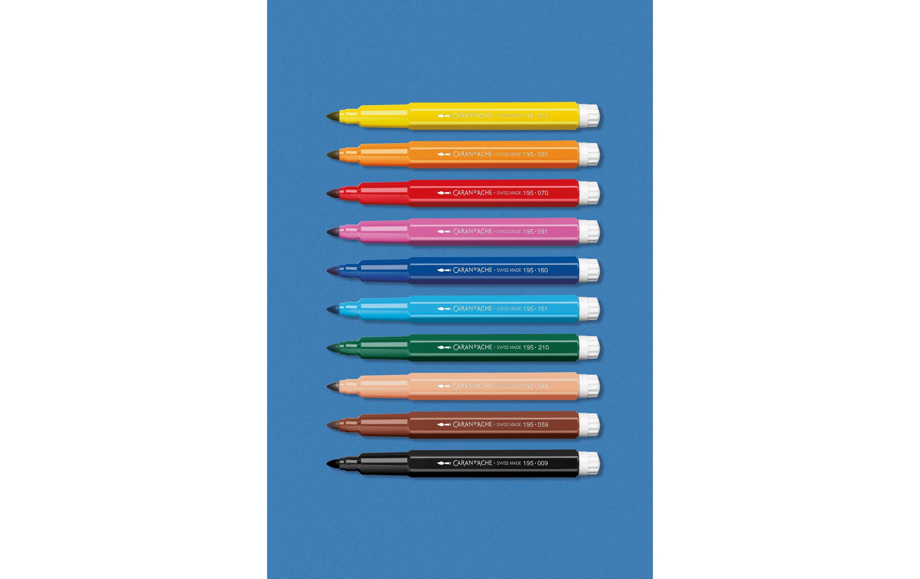 Caran d'Ache Fasermaler Swisscolor Maxi Mehrfarbig