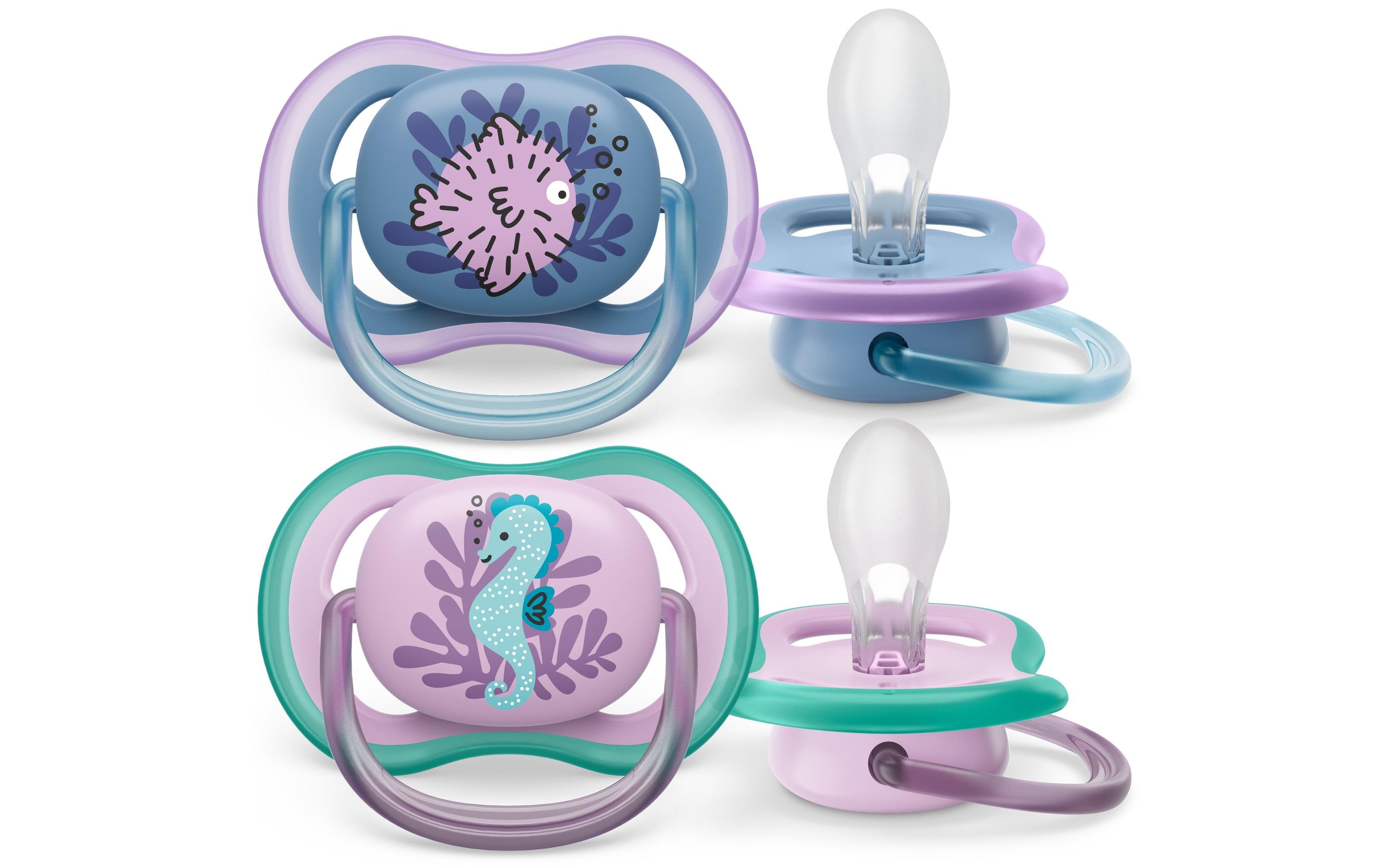 PHILIPS AVENT Nuggi ultra air 6-18 Mt. Fisch/Seepferd PHILIPS AVENT Nuggi ultra air 6-18 Mt. Fisch/Seepferd