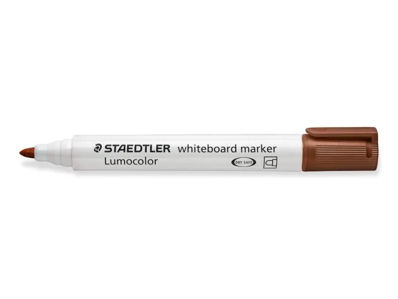 Staedtler Whiteboard-Marker Lumocolor 351 Braun, Rundspitze Staedtler Whiteboard-Marker Lumocolor 351 Braun, Rundspitze