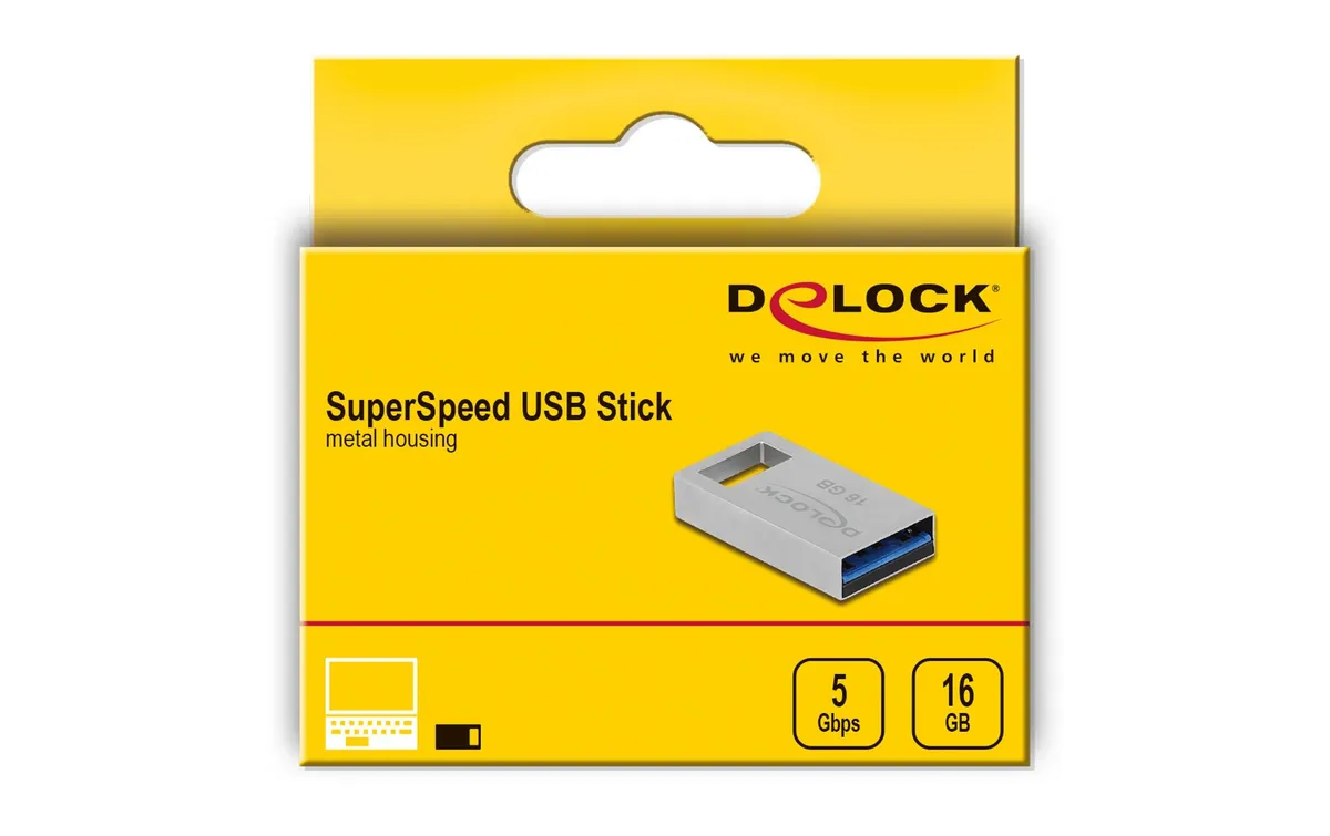 Delock USB-Stick 3.2 Gen 1 16 GB Delock USB-Stick 3.2 Gen 1 16 GB